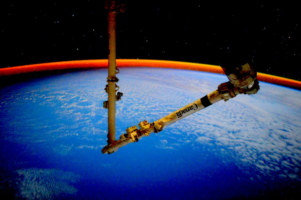 Day 241. Bedtime comes with an open arm. #GoodNight from @space_station! #YearInSpace  - via Twitter on Nov. 23, 2015