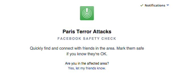 Facebook Safety Check (Facebook)