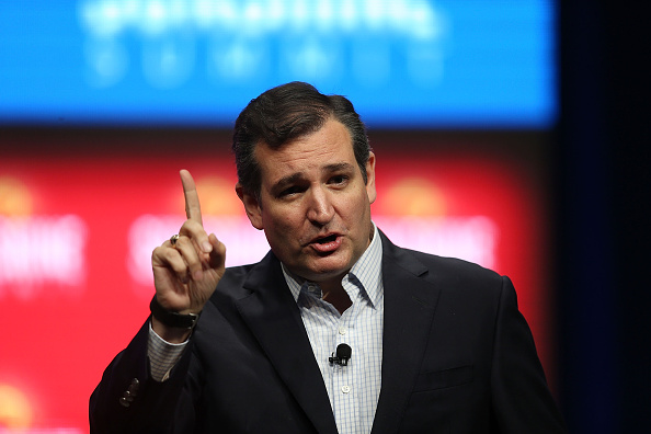 Republican presidential candidate Sen. Ted Cruz (R-TX) speaks during the Sunshine Summit conference being held at the Rosen Shingle Creek on November 13, 2015 in Orlando, Florida.