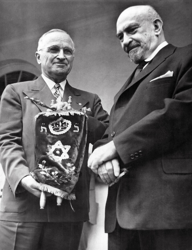 Harry Truman et Chaim Weizmann