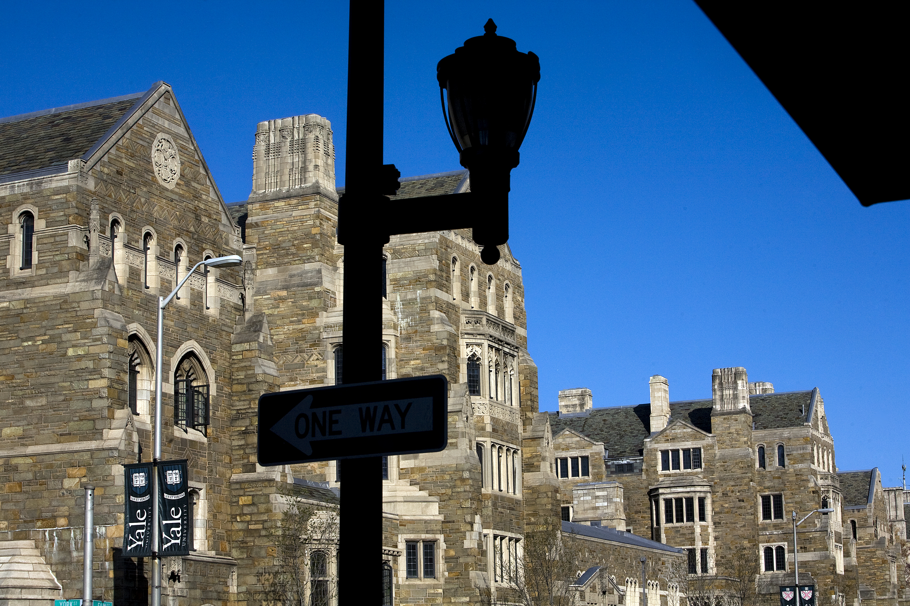 Buildings on the campus of Yale University are shown April 15, 2008 in New Haven, Connecticut. (Christopher Capozziello—Getty Images)