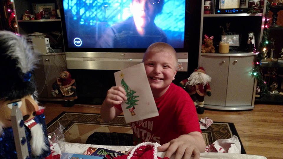 Sean Stewart, 10, has received over 3,500 Christmas cards after his letter campaign went viral.