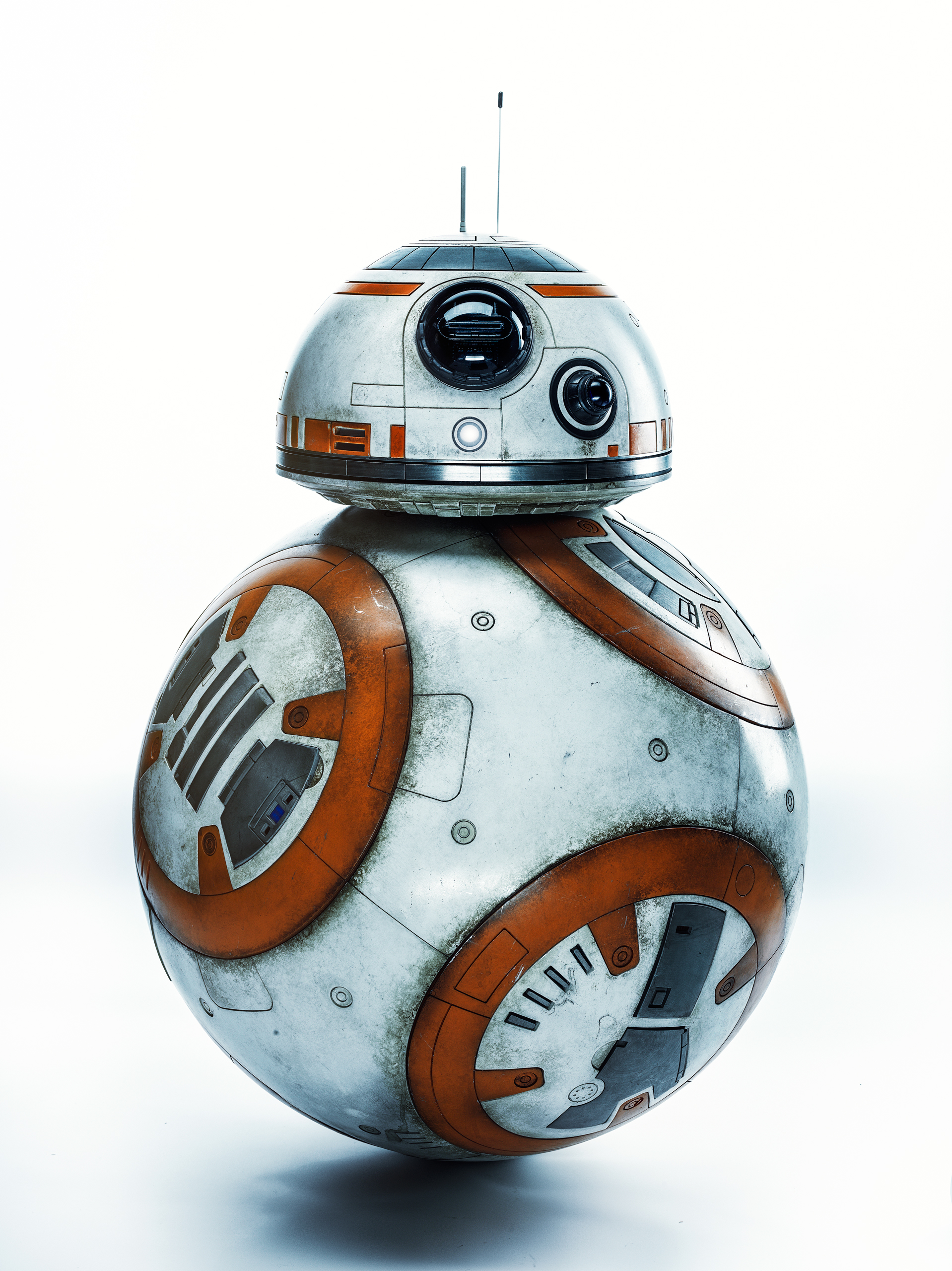 Abrams was determined to use as little CGI as possible, so he made BB-8—a fully functioning robot—who has already become an iconic character.
