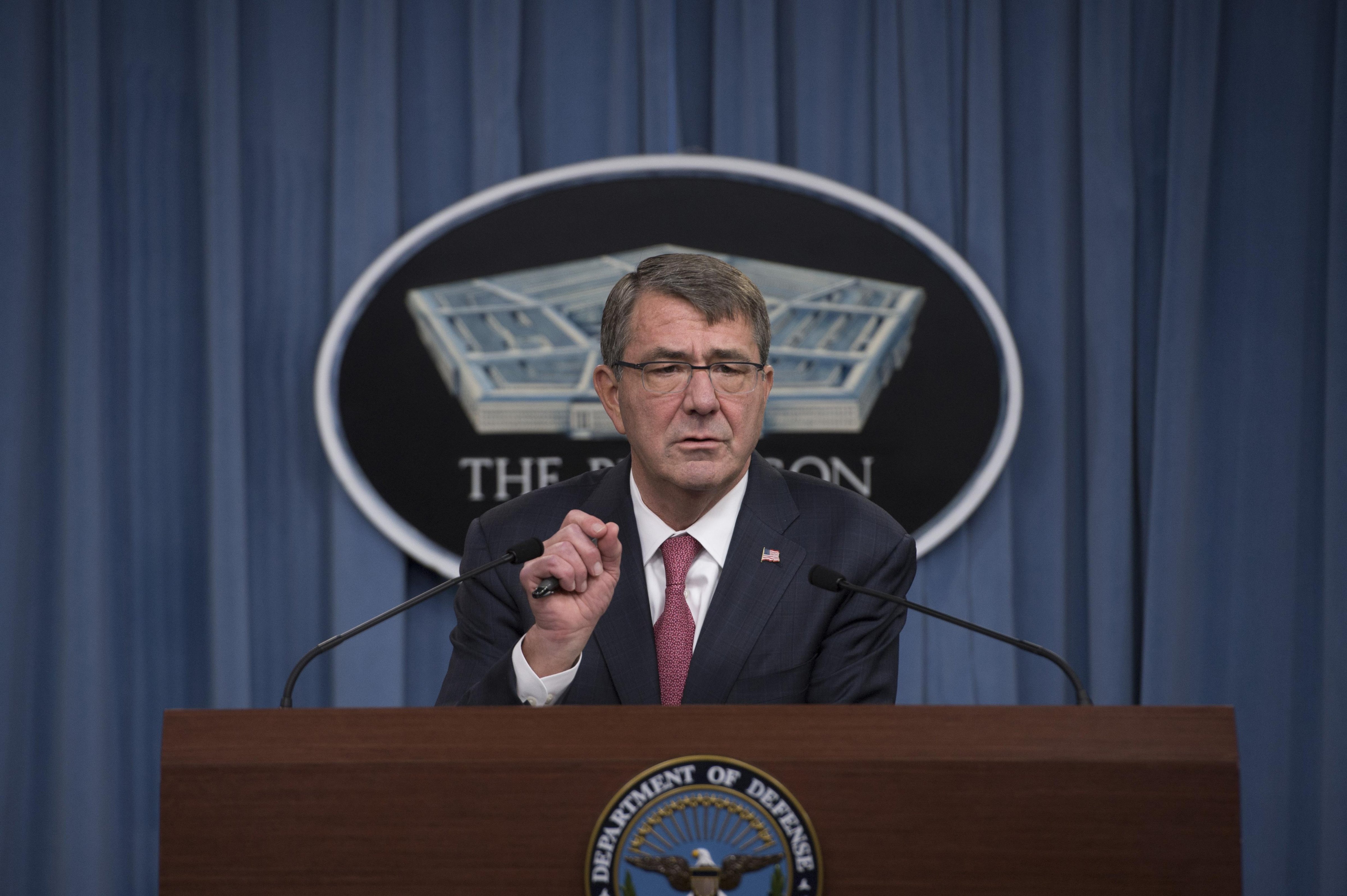 Defense Secretary Ashton Carter explained Thursday why he is opening all combat jobs to women. (DoD photo / Adrian Cadiz)