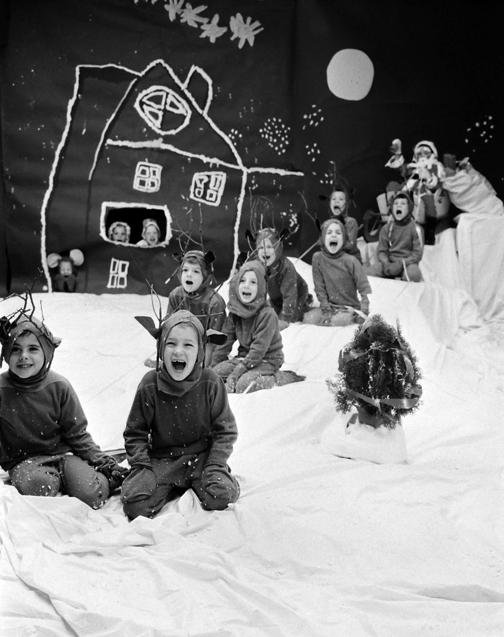Children's Christmas play, 1958.