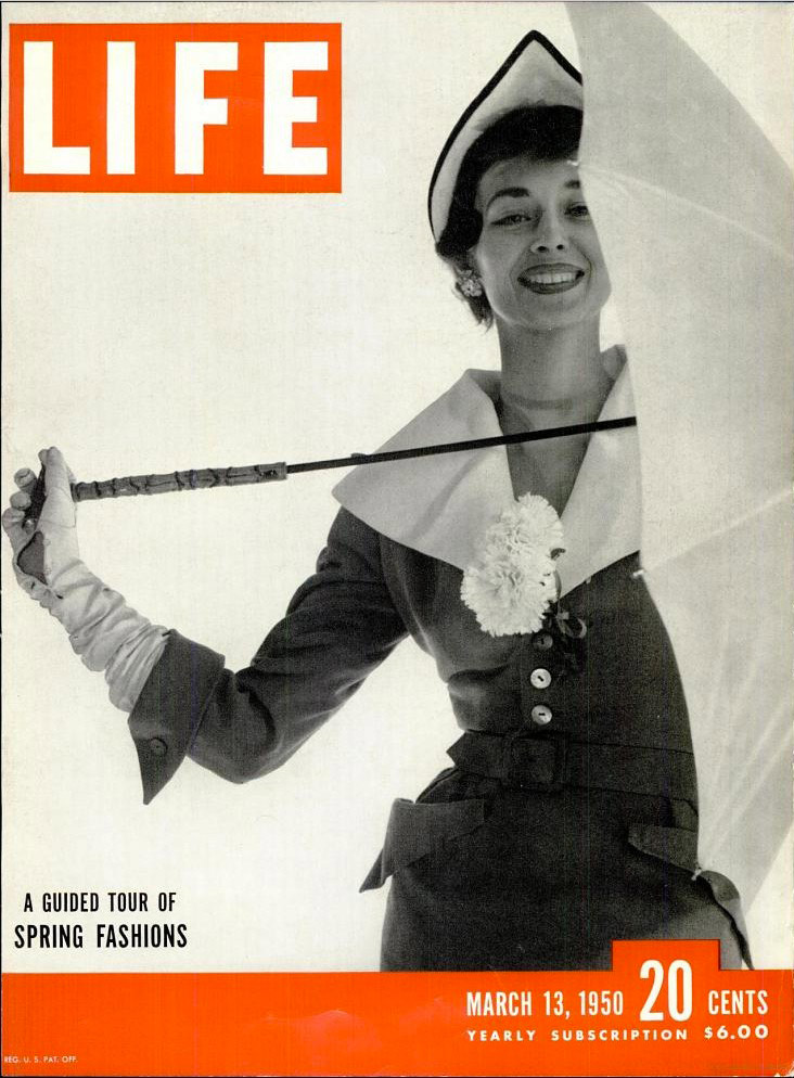 March 13, 1950 cover of LIFE magazine.