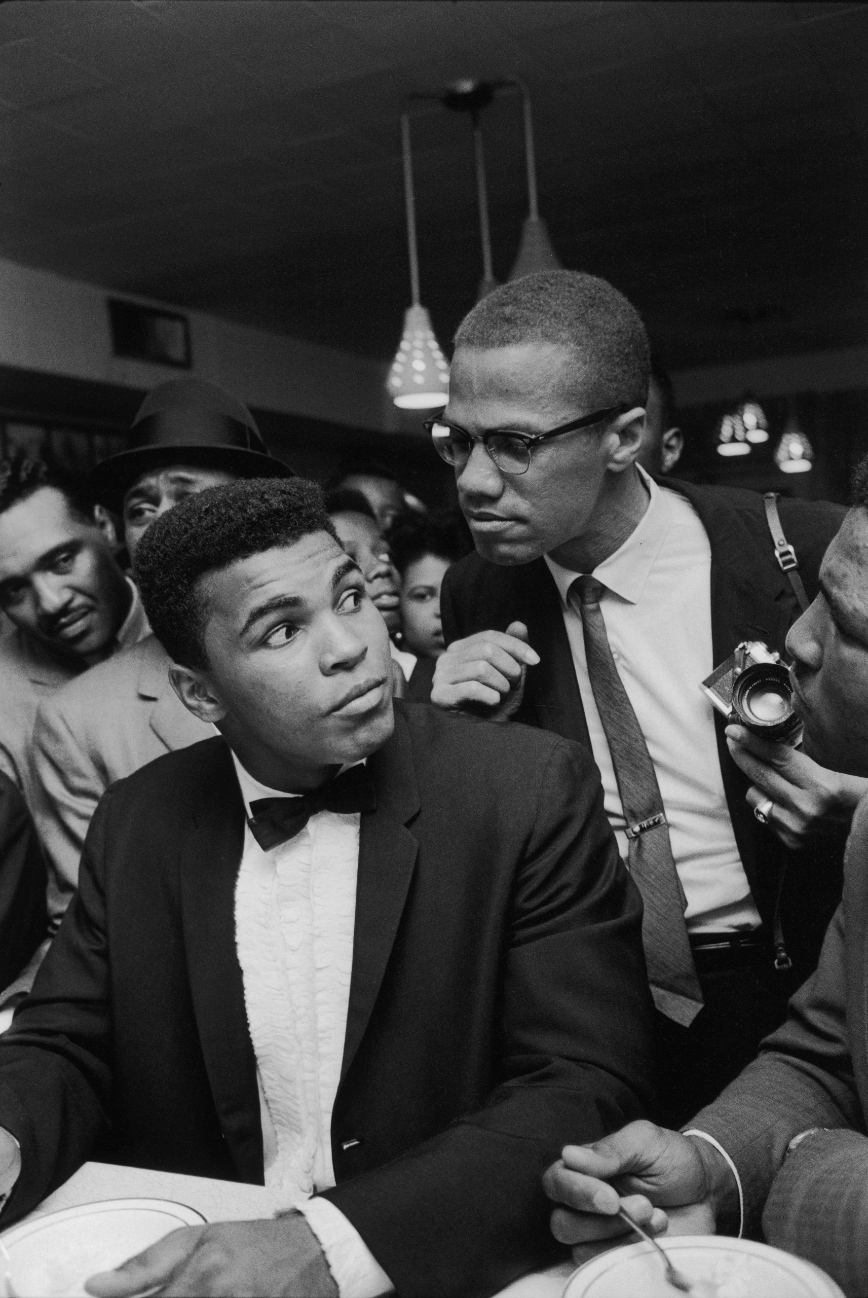 Cassius Clay And Malcolm X 1964