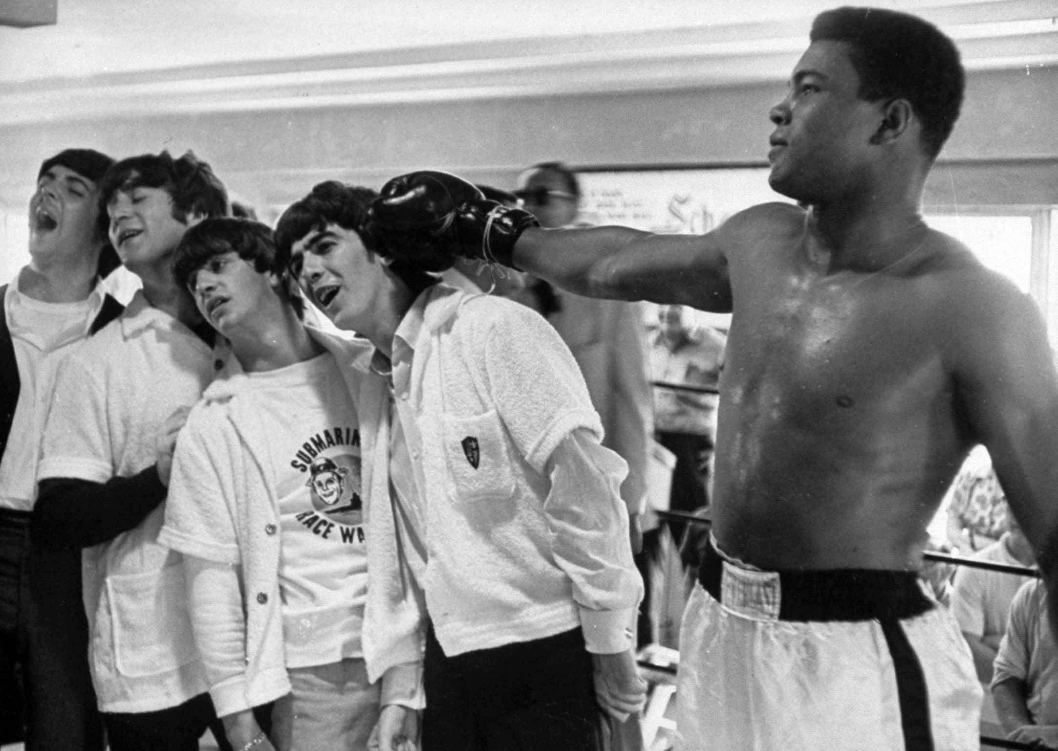 Cassius Clay And The Beatles 1964