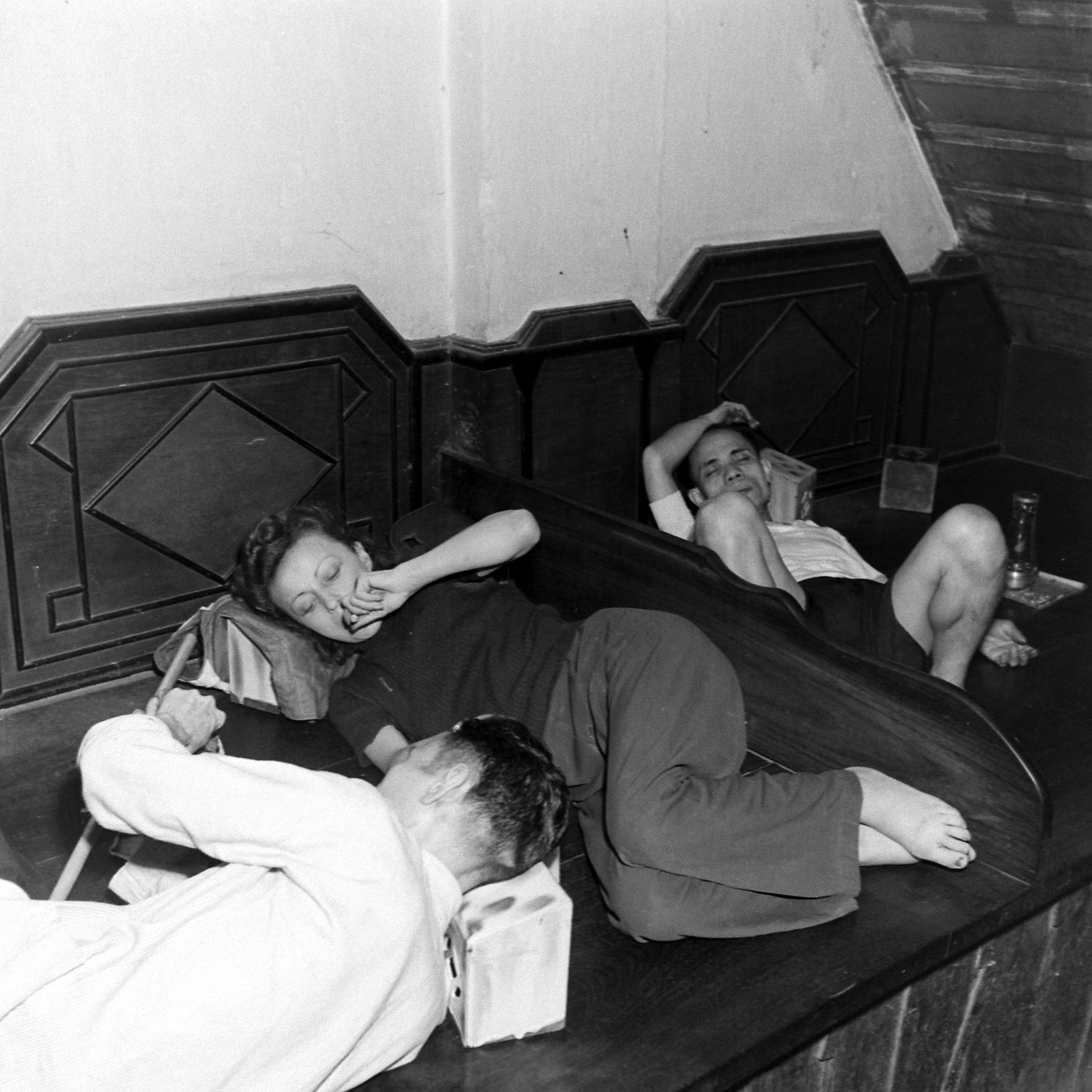 Opium addicts in Saigan 1949