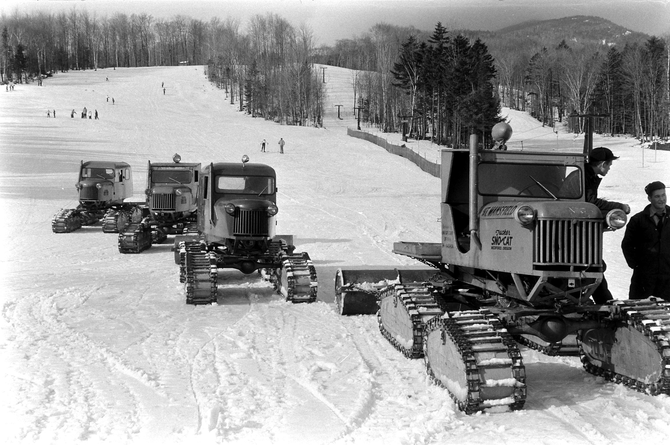 Skiing Boom in the Stowe area of Vermont, 1957.