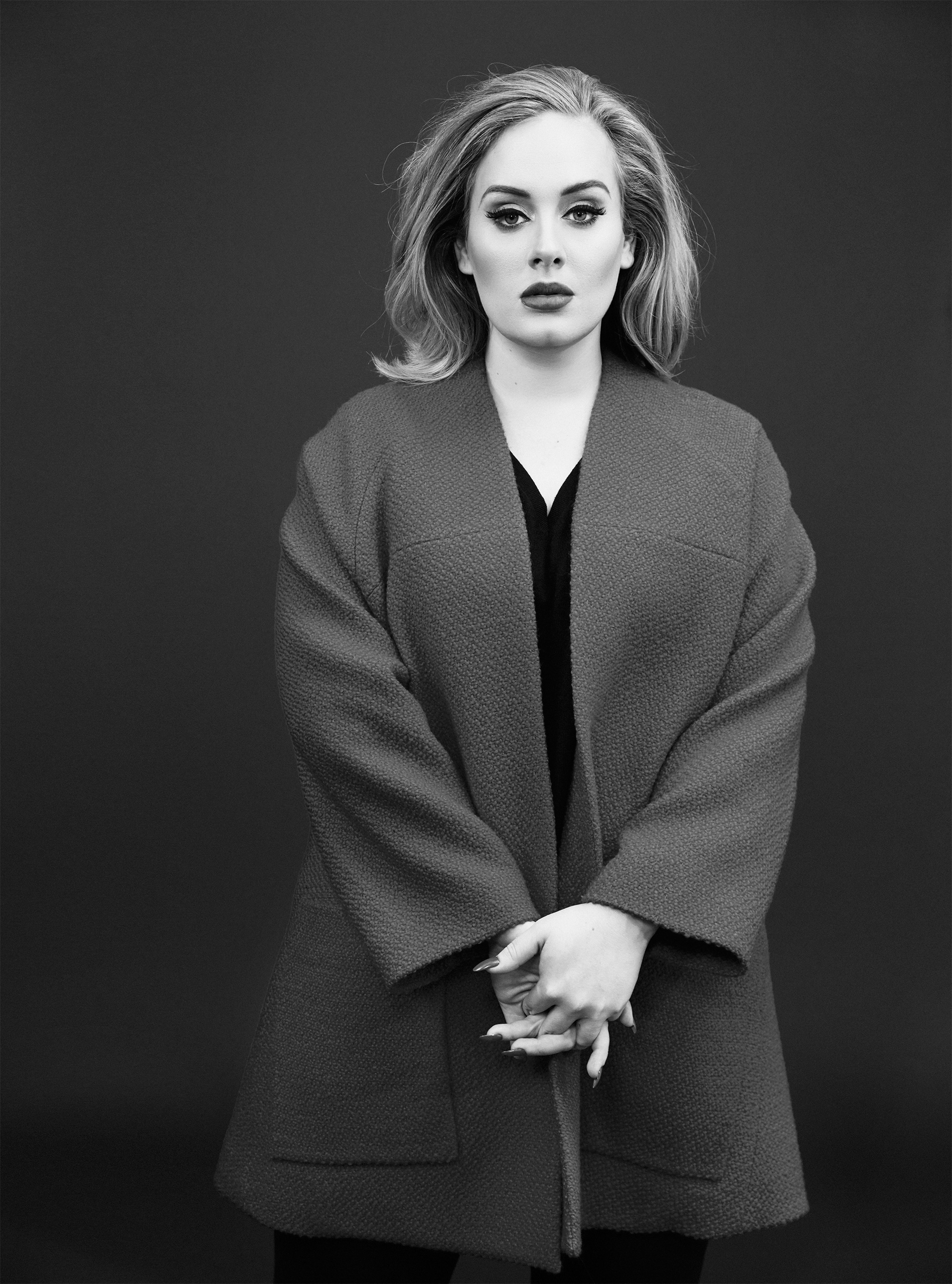 British singer Adele is photographed in New York City on Nov. 19, 2015.