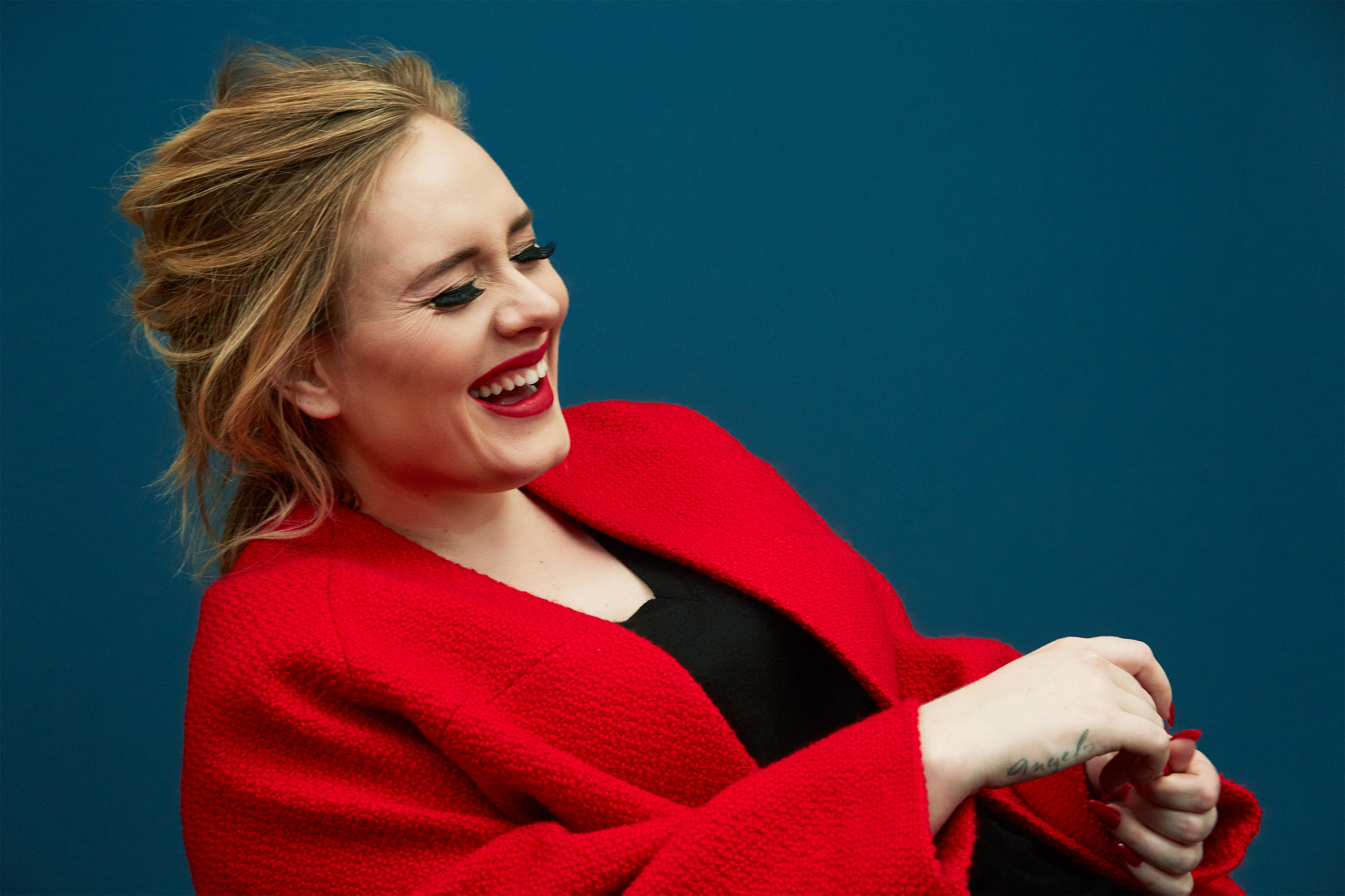 British singer Adele is photographed in New York City on Nov. 19, 2015.
