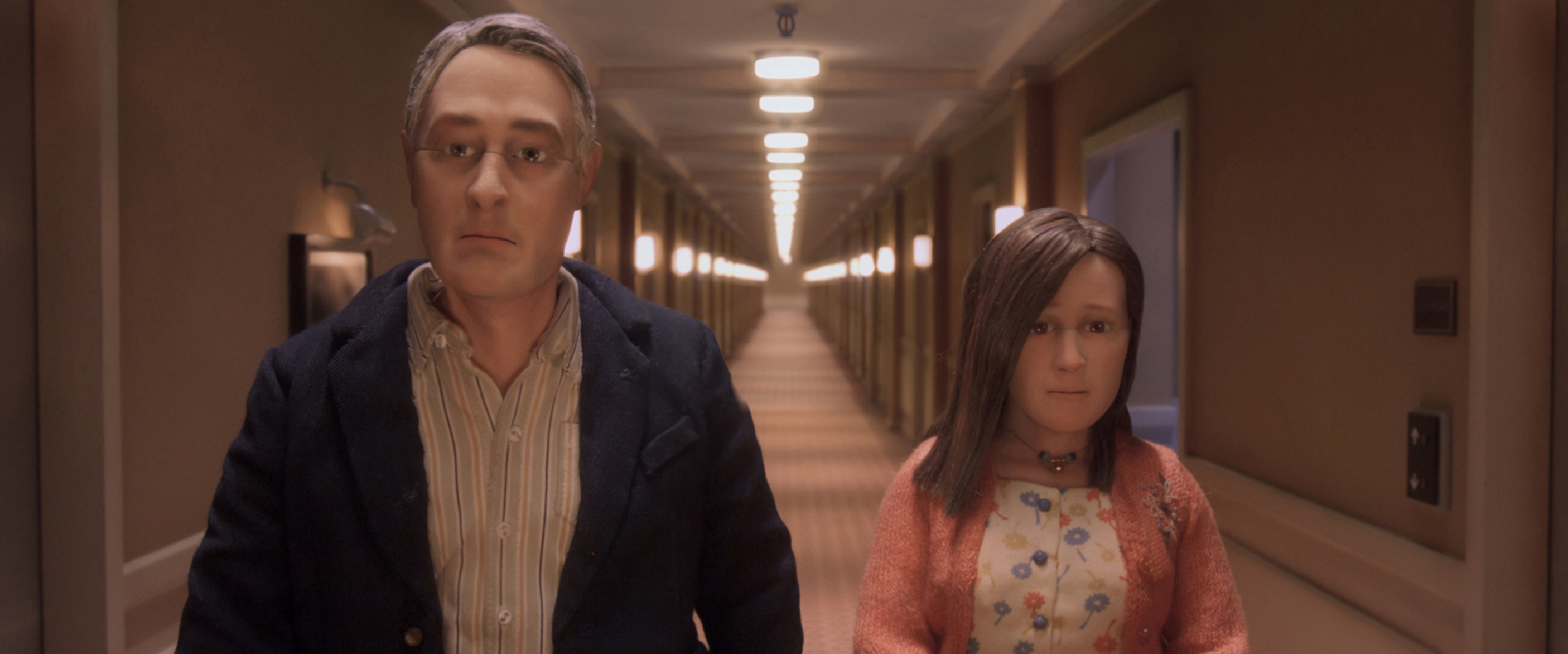 David Thewlis voices Michael Stone and Jennifer Jason Leigh voices Lisa in <i>Anomalisa</i>. (Paramount Pictures)