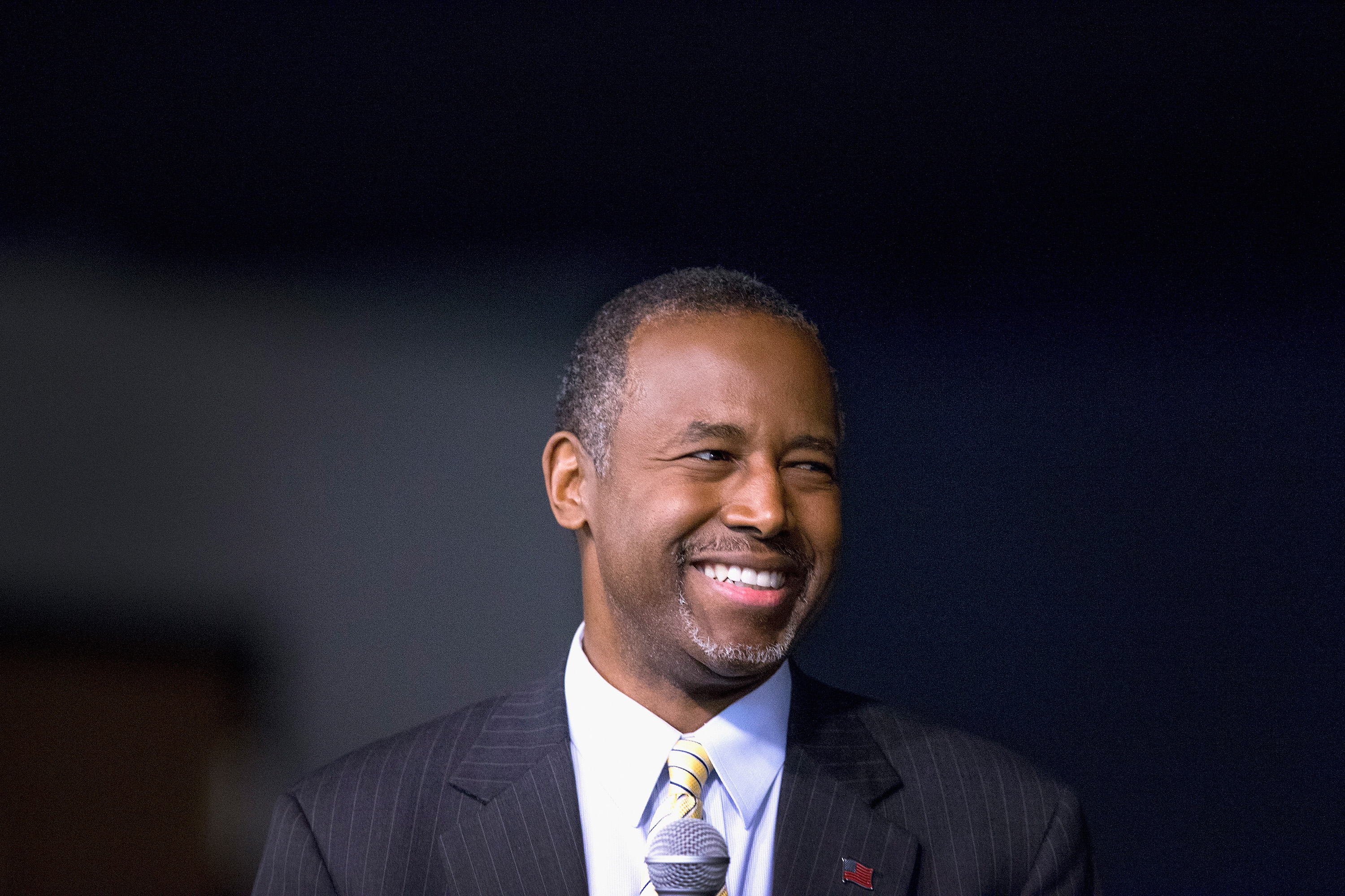 GOP Presidential Candidates Ben Carson And Carly Fiorina Attend BBQ In Iowa