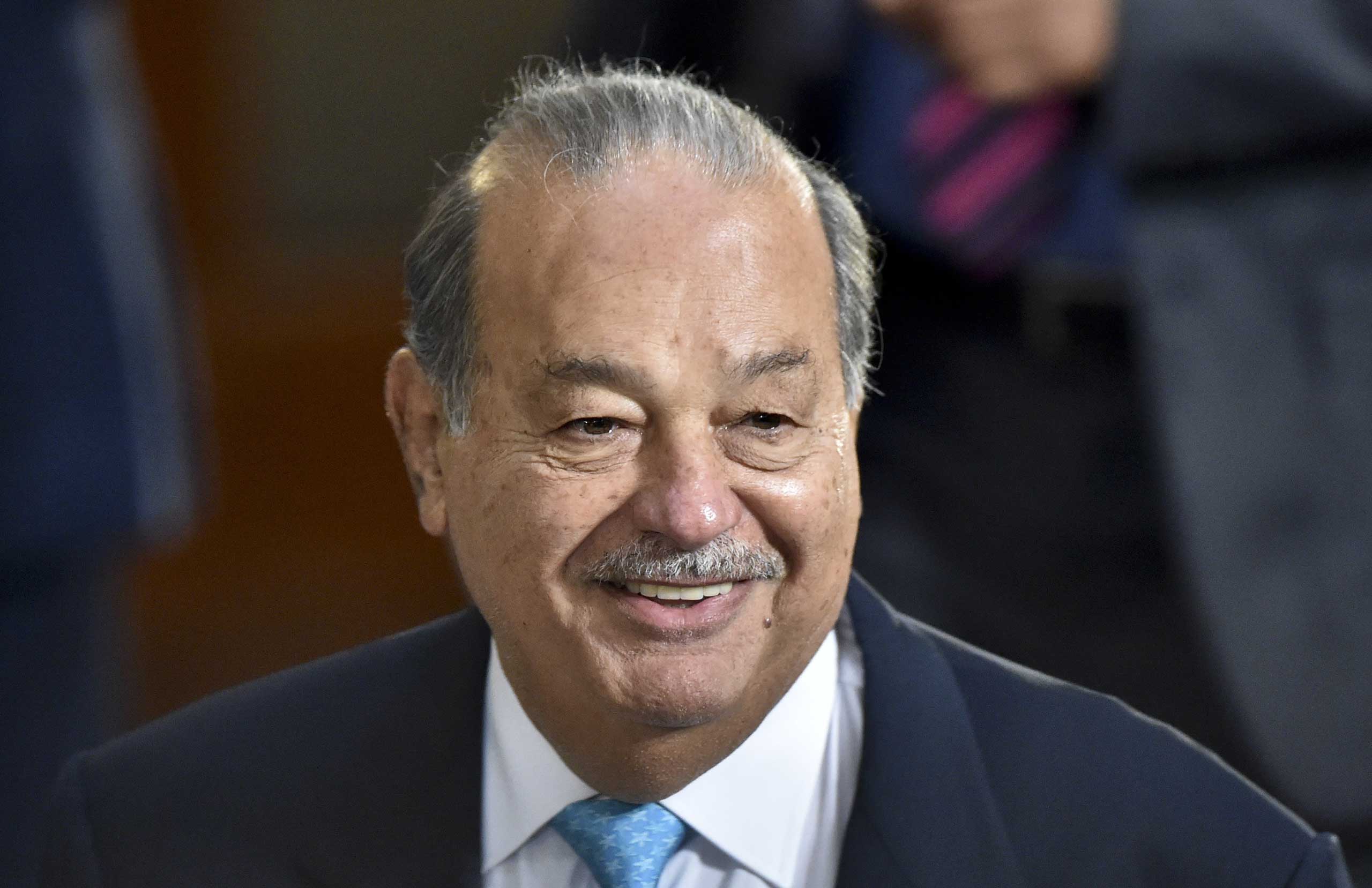 Carlos Slim in Feb. 2015. (Yuri Cortez—AFP/Getty Images)