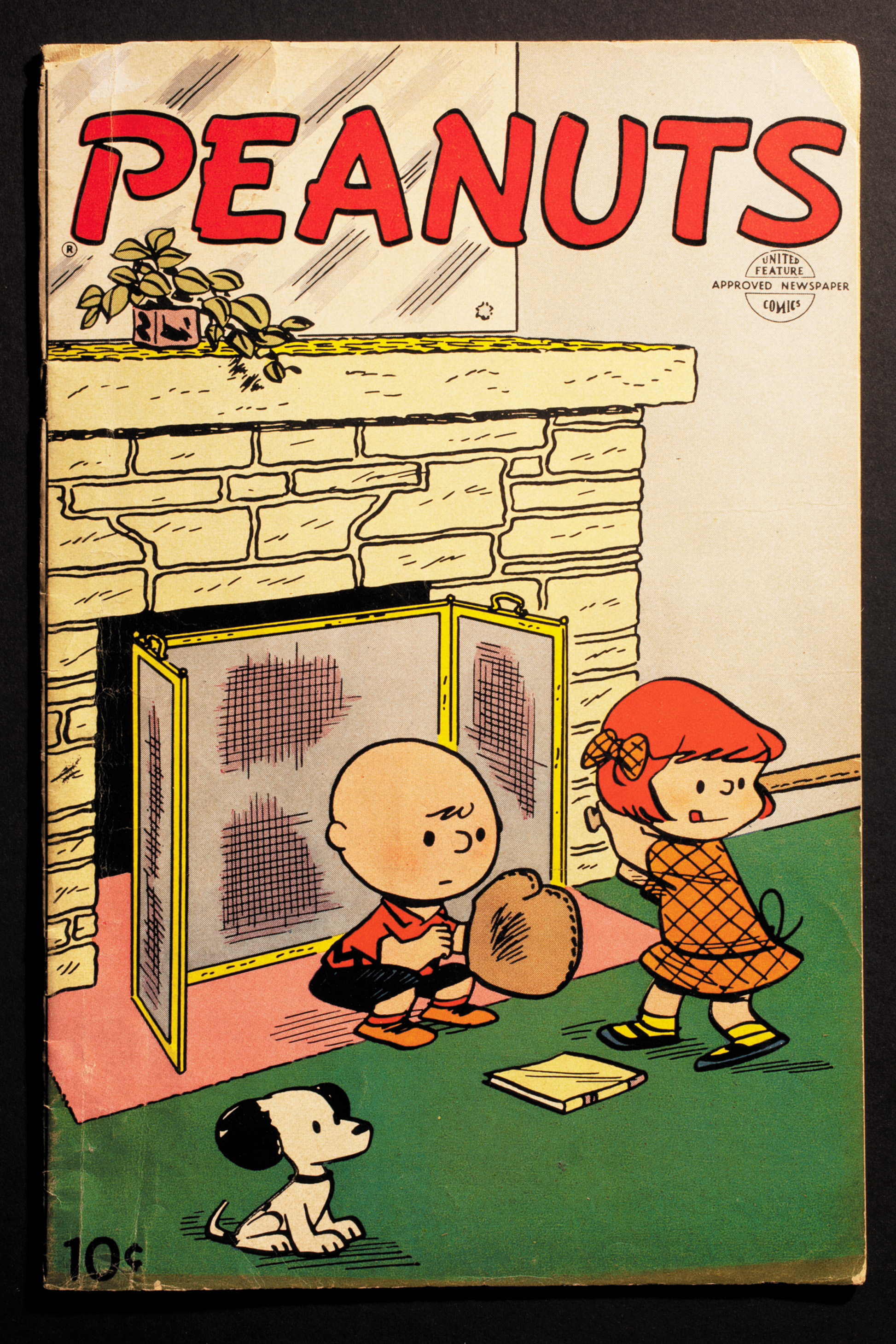 Comic book cover, Peanuts: Comics on Parade no. 1, United Feature Syndicate, 1953.