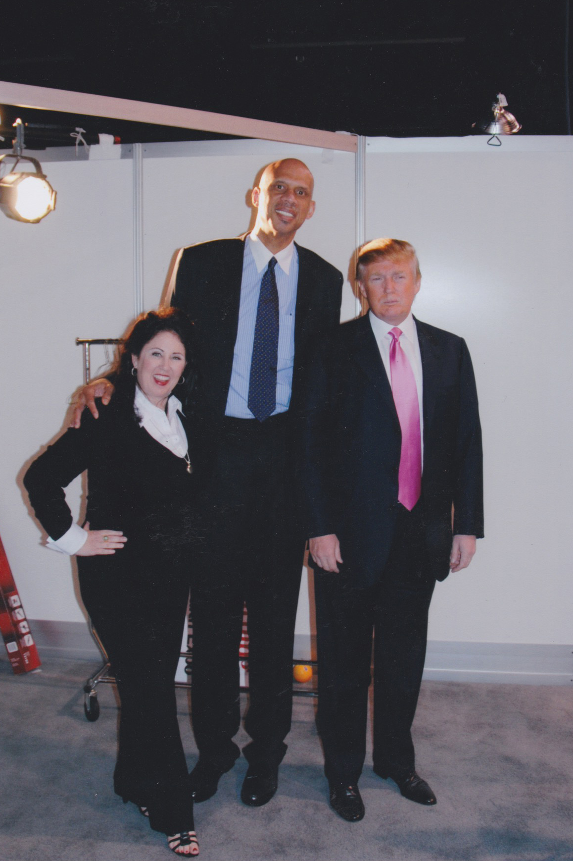 Kareem Abdul-Jabbar poses with Donald Trump. Photo provided by Kareem Abdul-Jabbar