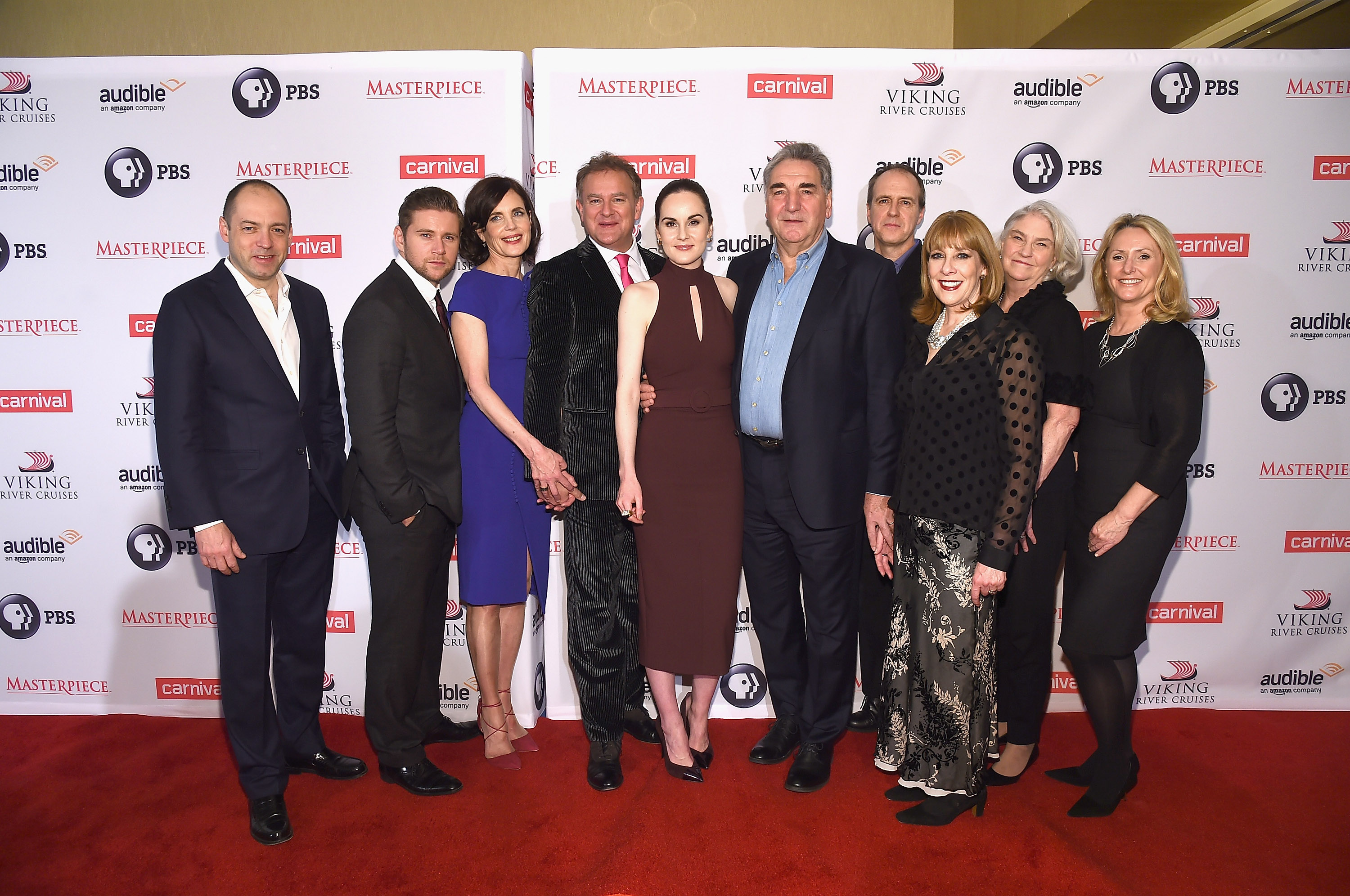 Downton Abbey cast and crew attend the 