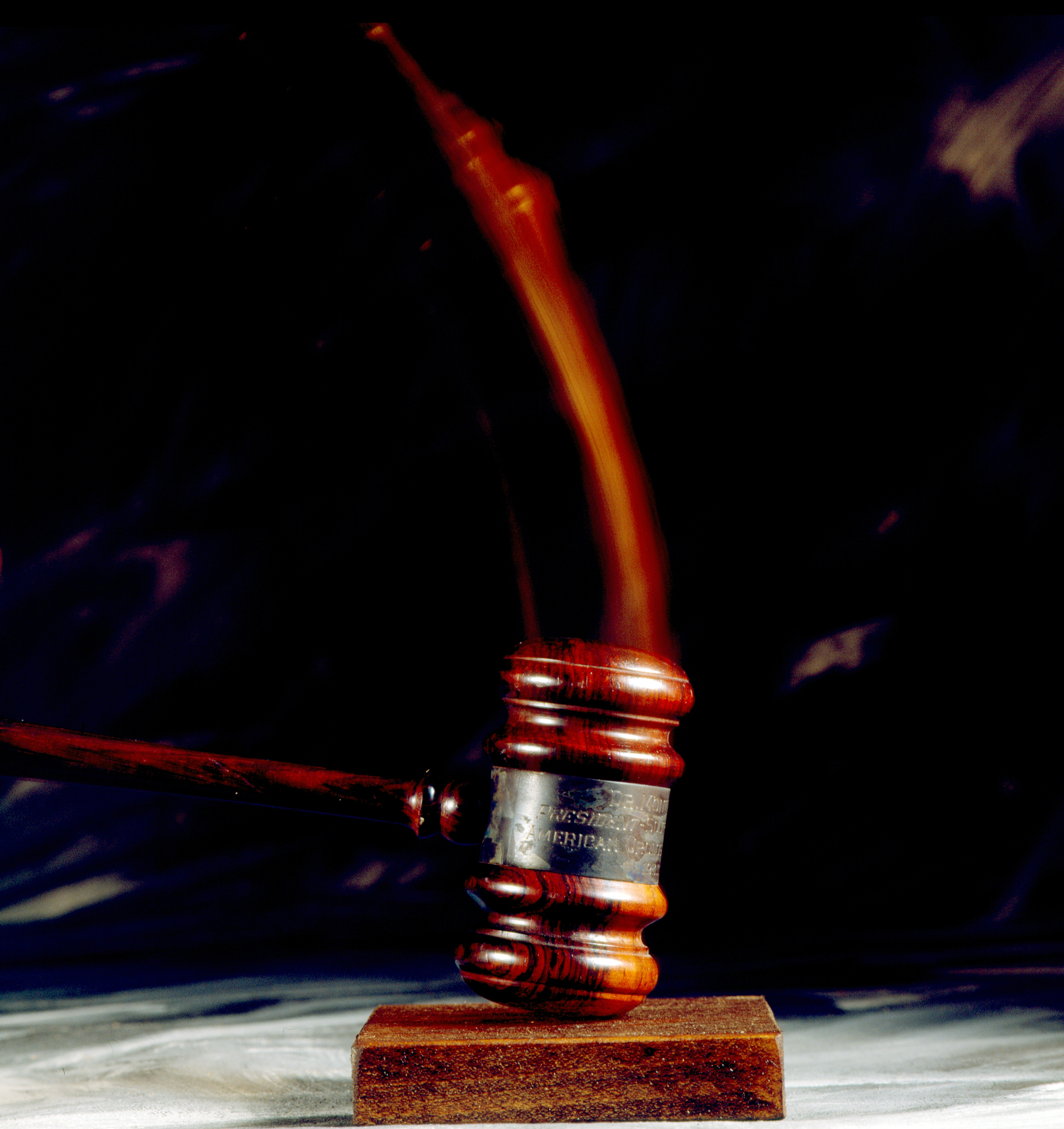 Gavel Striking Surface. Education Images&mdash;UIG via Getty Images (Education Images&mdash;UIG via Getty Images)