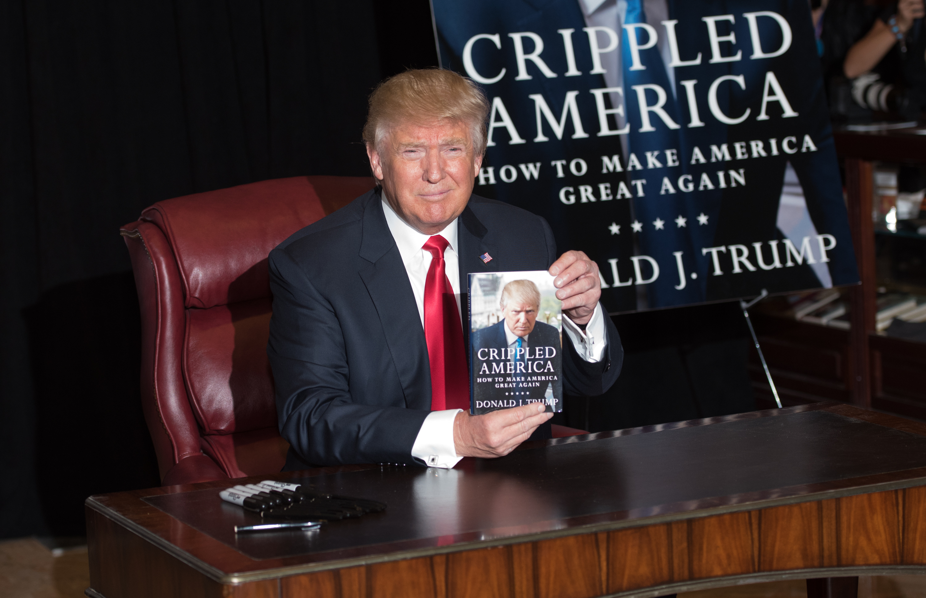 Donald Trump's "Crippled America" Book Press Conference
