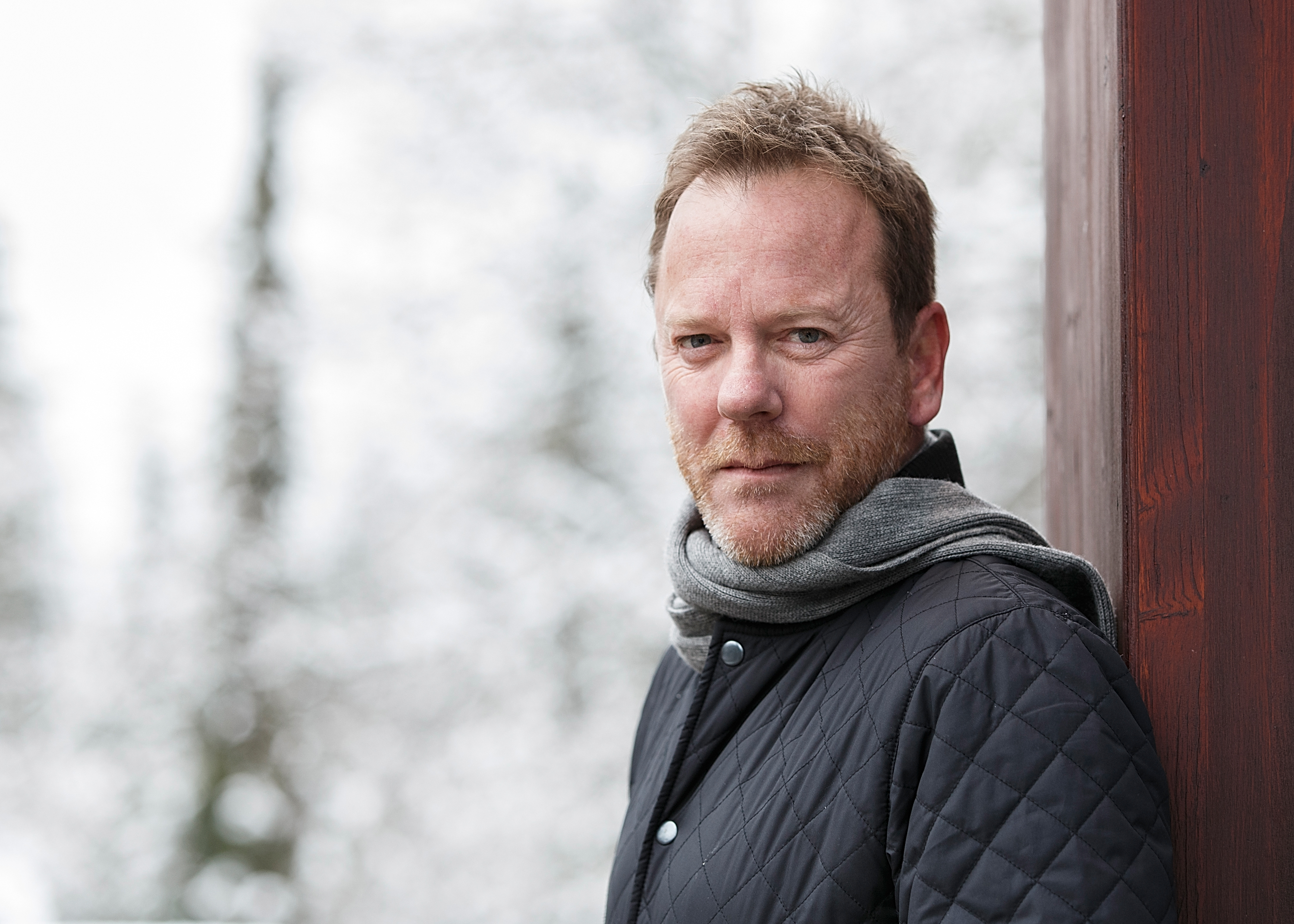 Actor Kiefer Sutherland poses for a portrait in Whistler Village during the 15th Annual Film Festival on Dec. 6, 2015 in Whistler, Canada. (Andrew Chin—Getty Images)