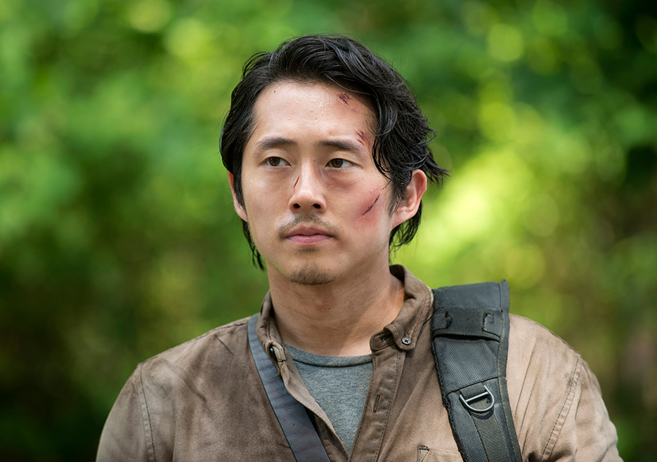 Steven Yeun as Glenn Rhee in The Walking Dead