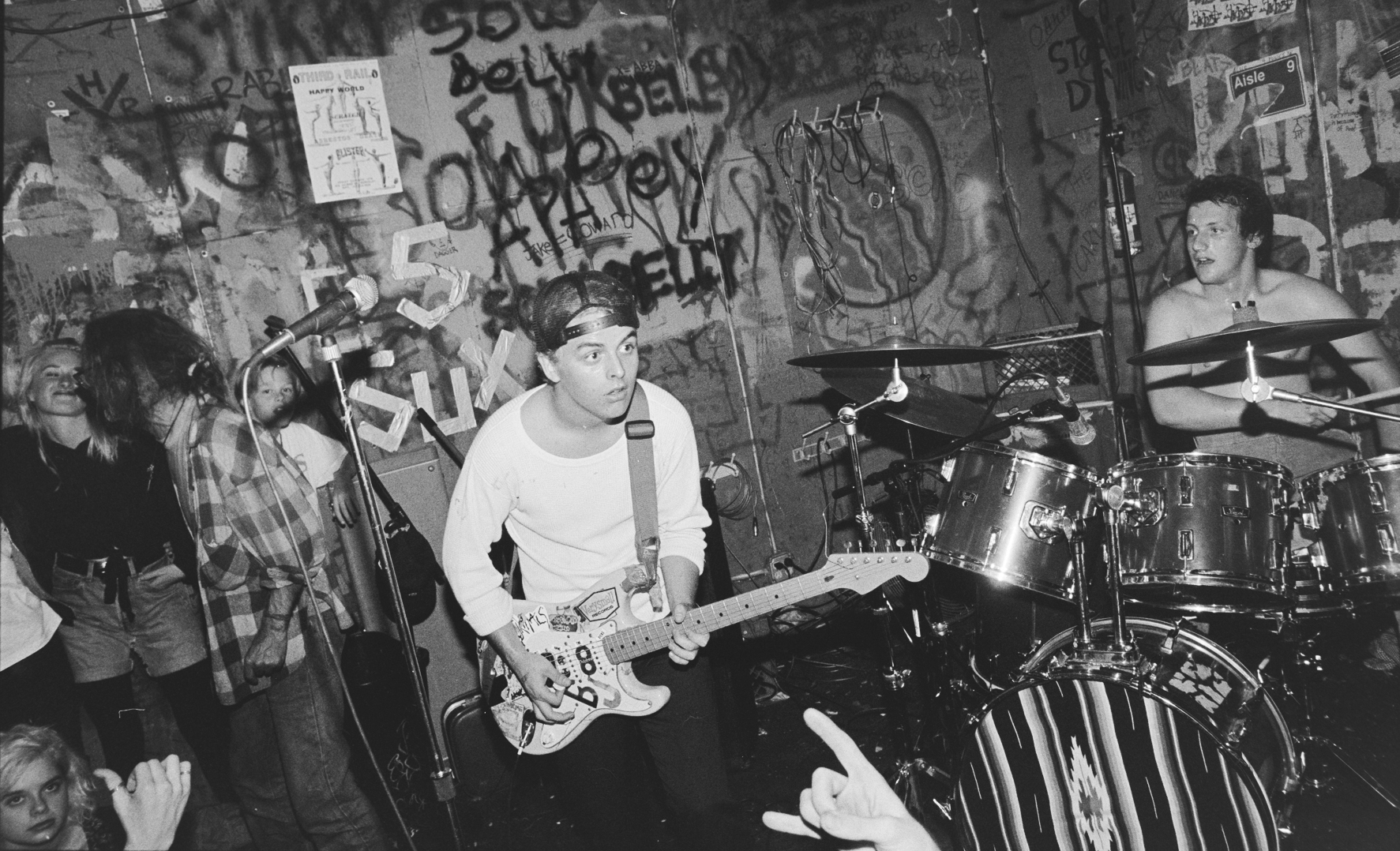 Green Day performs at 924 Gilman Street on Oct. 26, 1990 in Berkeley, Calif.