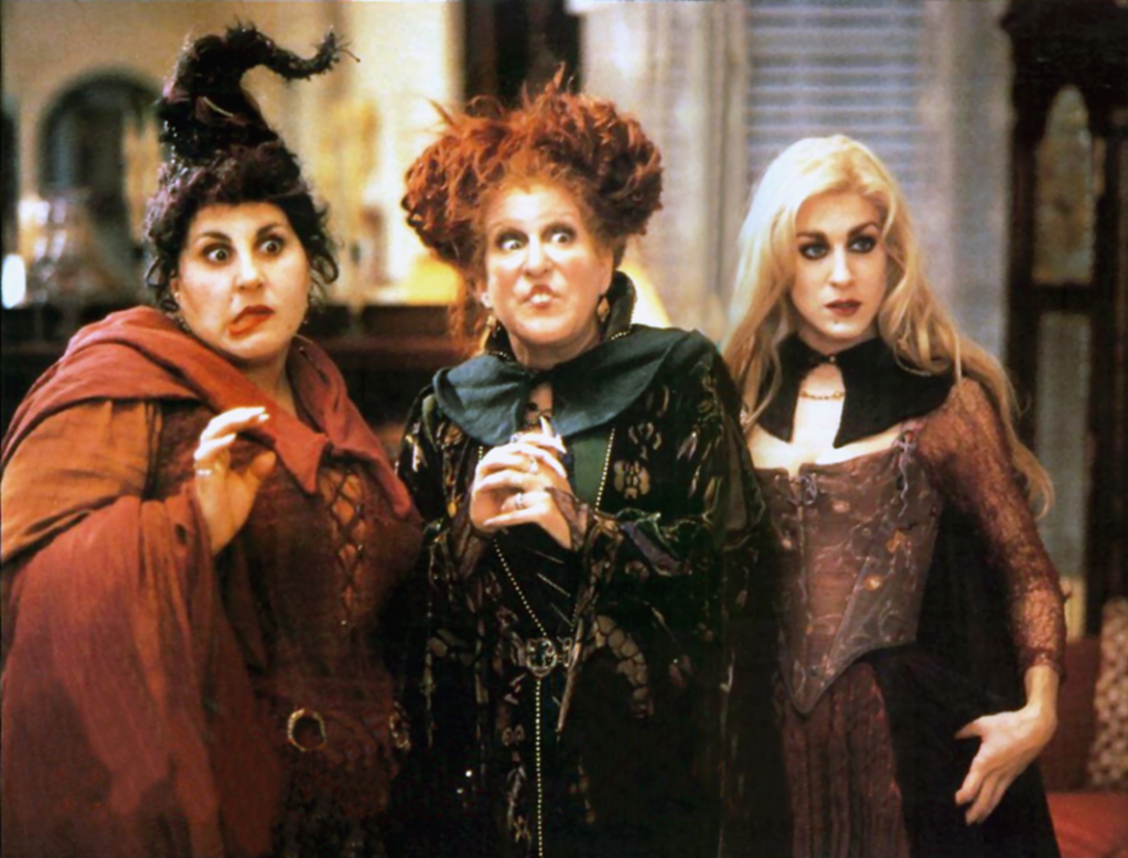 Mary, Winnie, and Sarah, <i>Hocus Pocus</i>, 1993 (Disney)