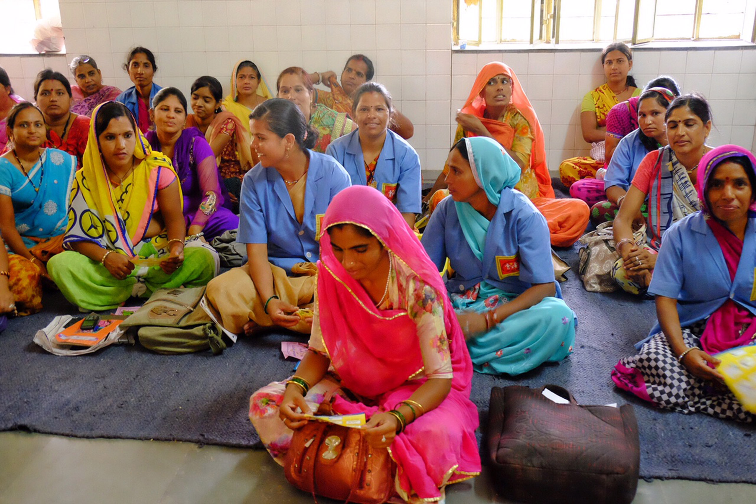Ashas (community health workers) and midwives in rural Rajasthan receive training from Ipas in counseling about reproductive health options, including abortion. (Jill Filipovic)