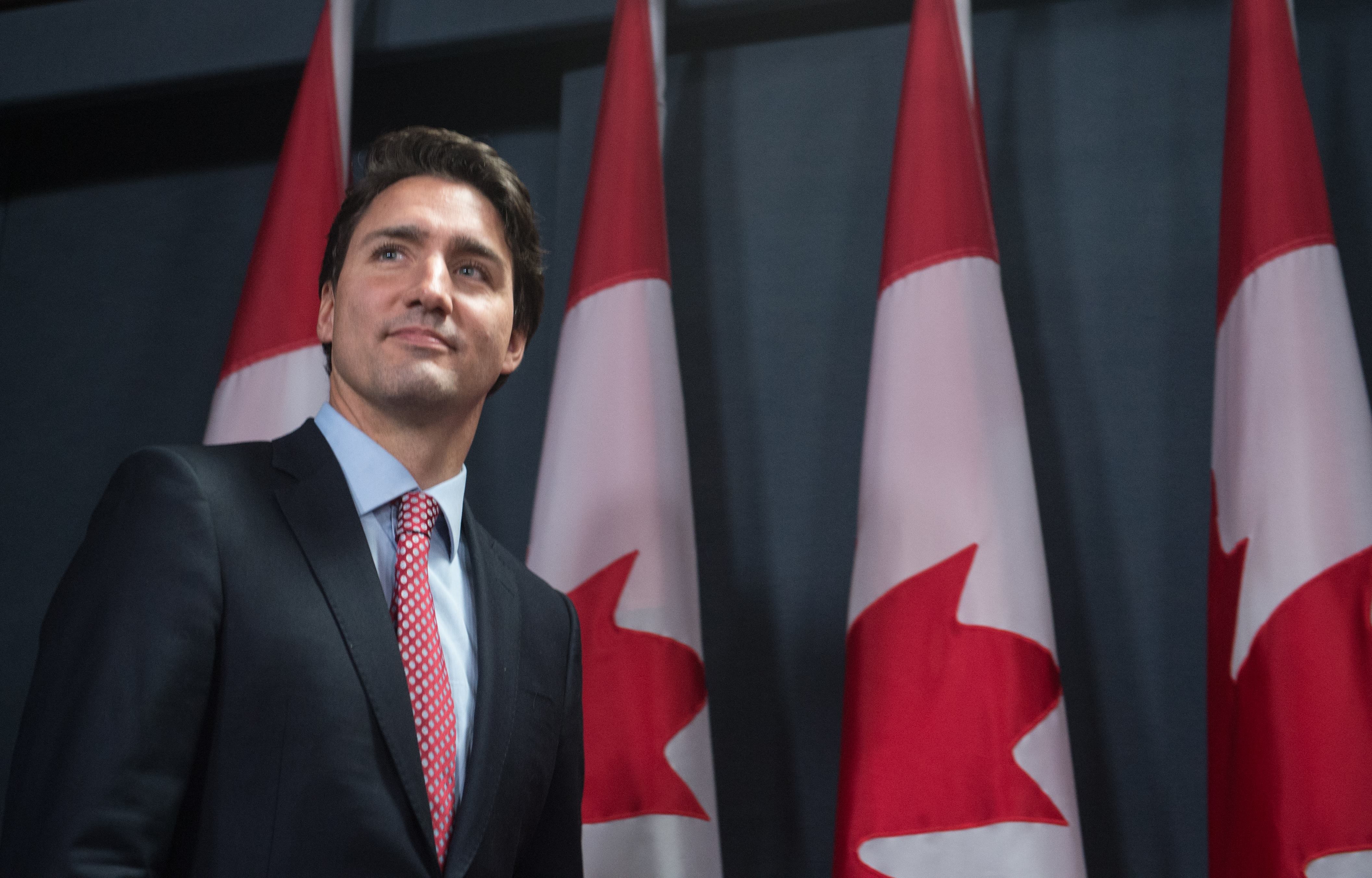 Canadian Prime Minister Justin Trudeau will meet the plane at the airport. (Nicholas Kamm—Getty Images)