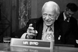Sen. Robert Byrd, D-W.Va., on Capitol Hill in Washington. Byrd was the longest-serving U.S. Senator at the time of his death.