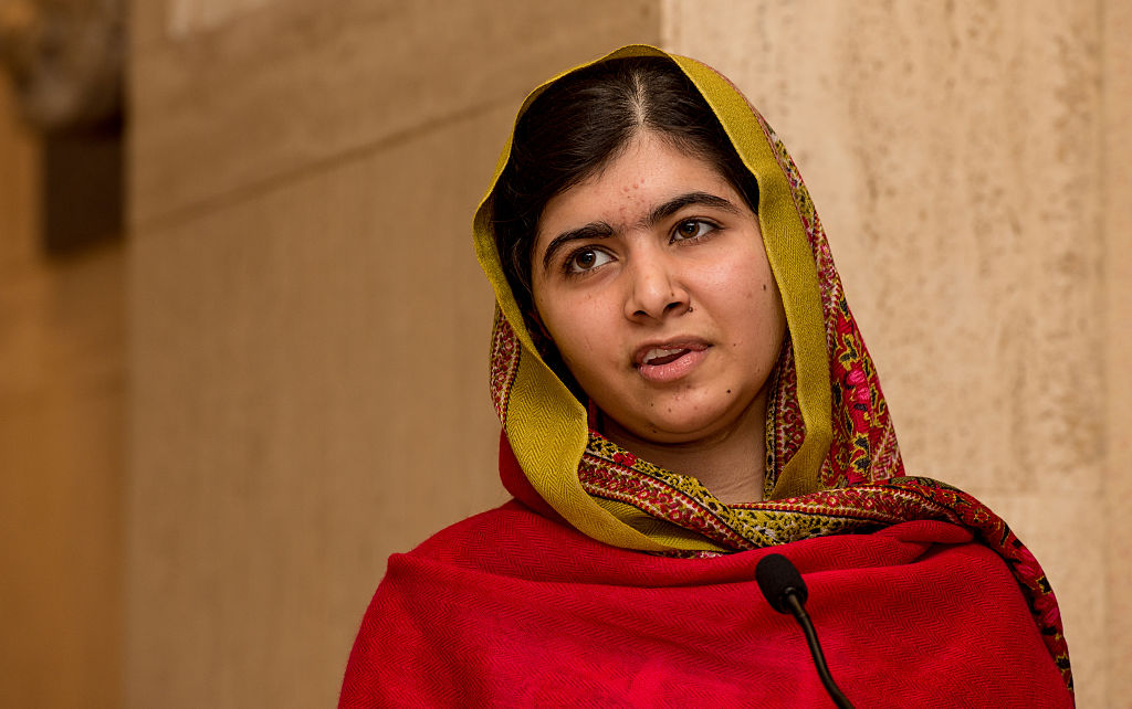 Malala Yousafzai at an event on November 29, 2015 in Birmingham, England. (Richard Stonehouse—Getty Images)