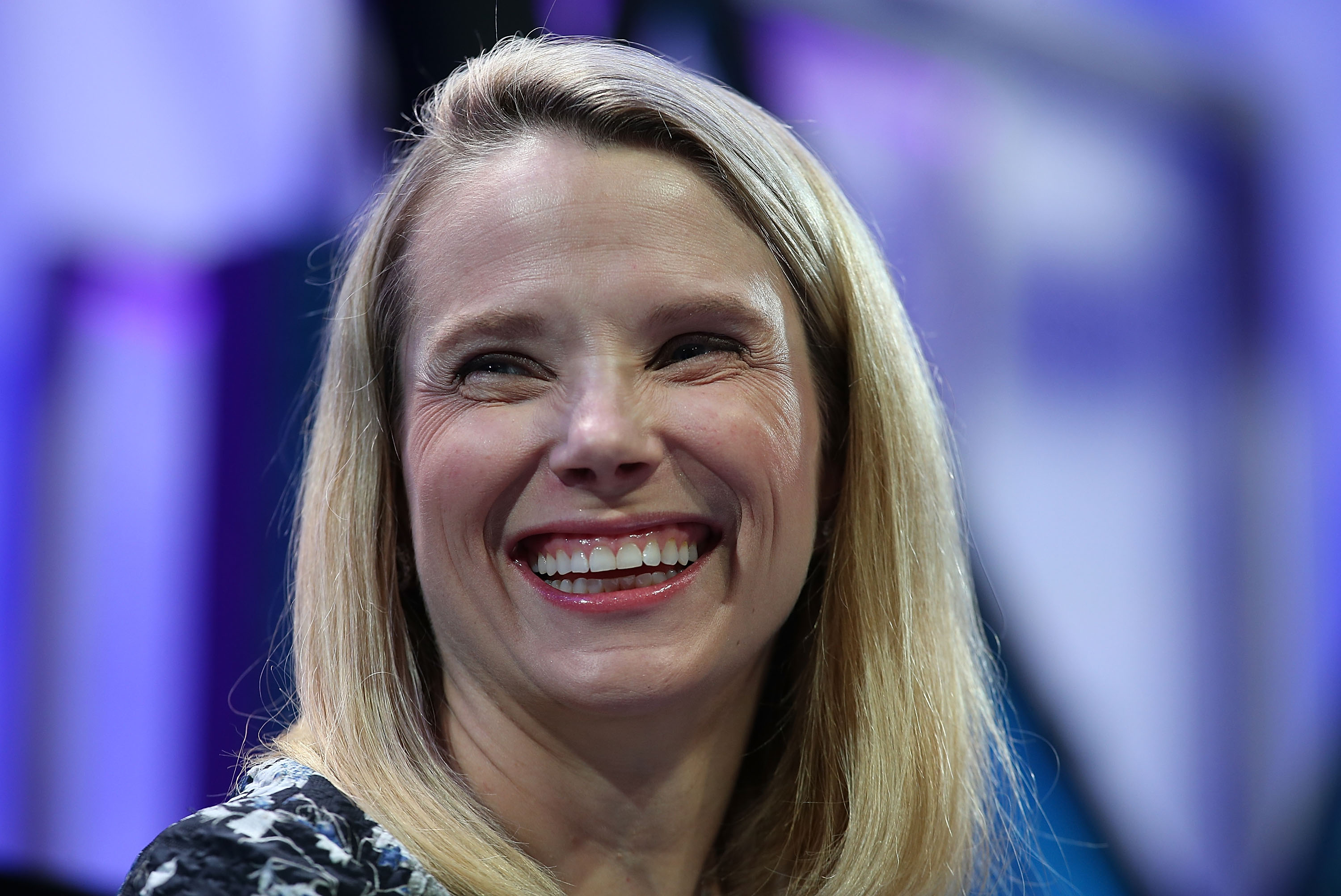 Yahoo president and CEO Marissa Mayer speaks during the Fortune Global Forum on Nov. 3, 2015 in San Francisco. (Justin Sullivan—Getty Images)