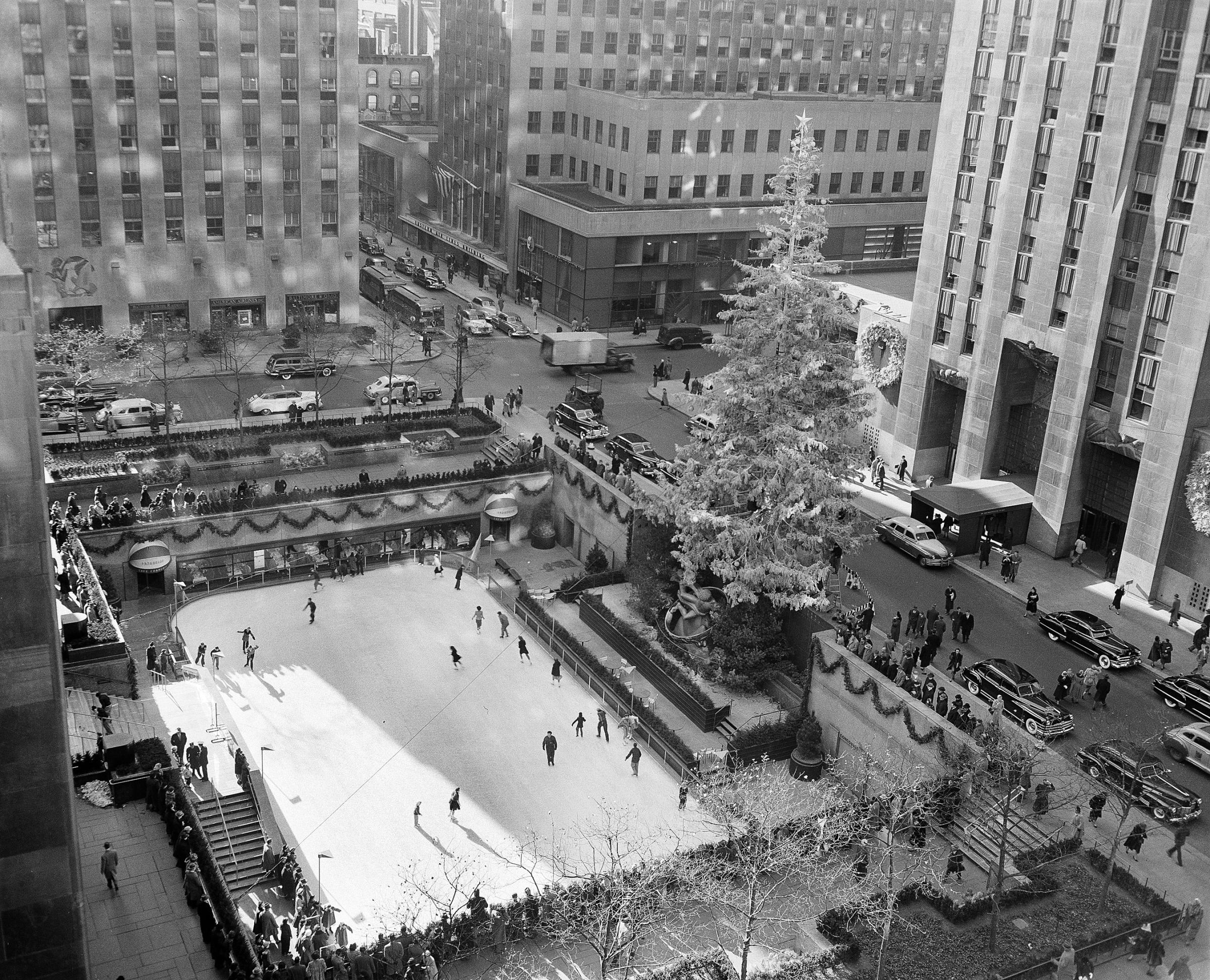 Rockefeller Center Christmas tree 1949