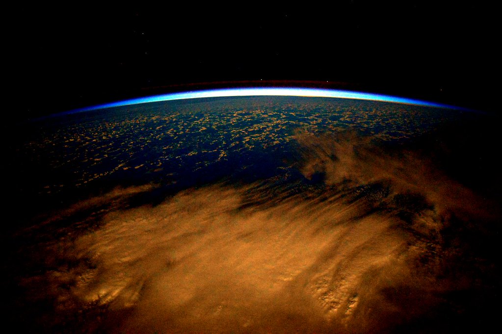 Day 246. Earth in a warm blanket of dusk. #GoodNight from @space_station! #YearInSpace  - via Twitter on Nov. 28, 2015
