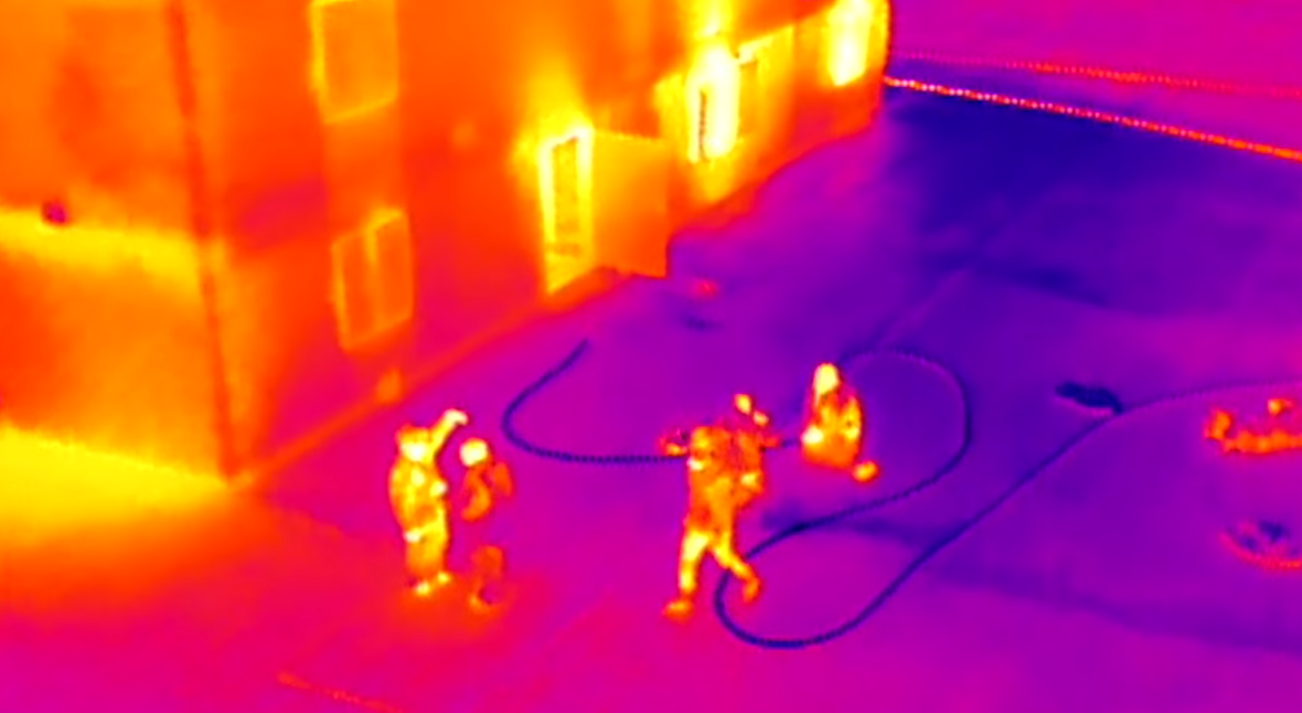 infrared camera on drone