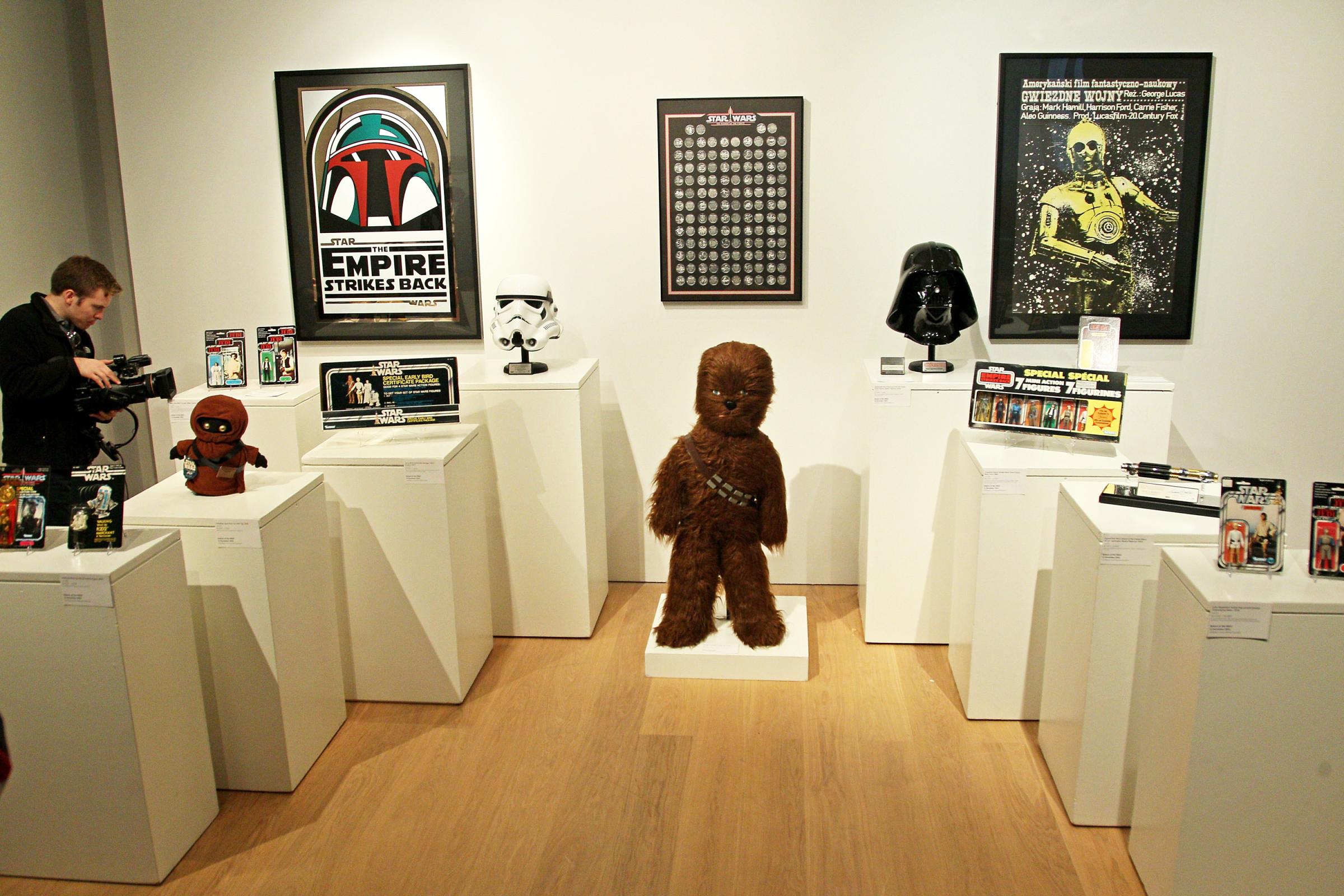 "Return Of Nigo," the first auction of Star Wars collectibles at Sotheby's on Dec. 2, 2015 in New York City.