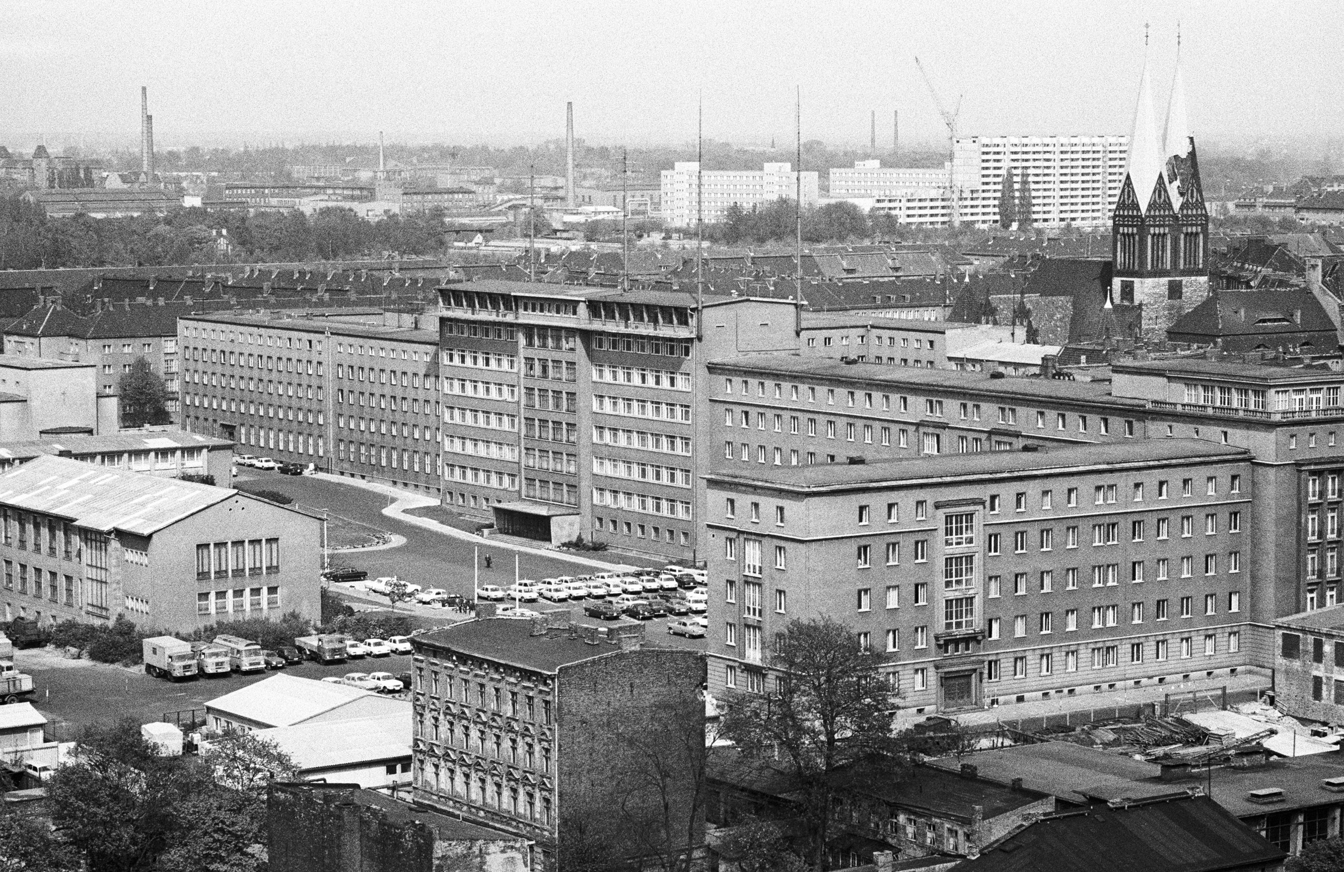 Building of the Ministry for State Security in East Berlin on April 26, 1974.