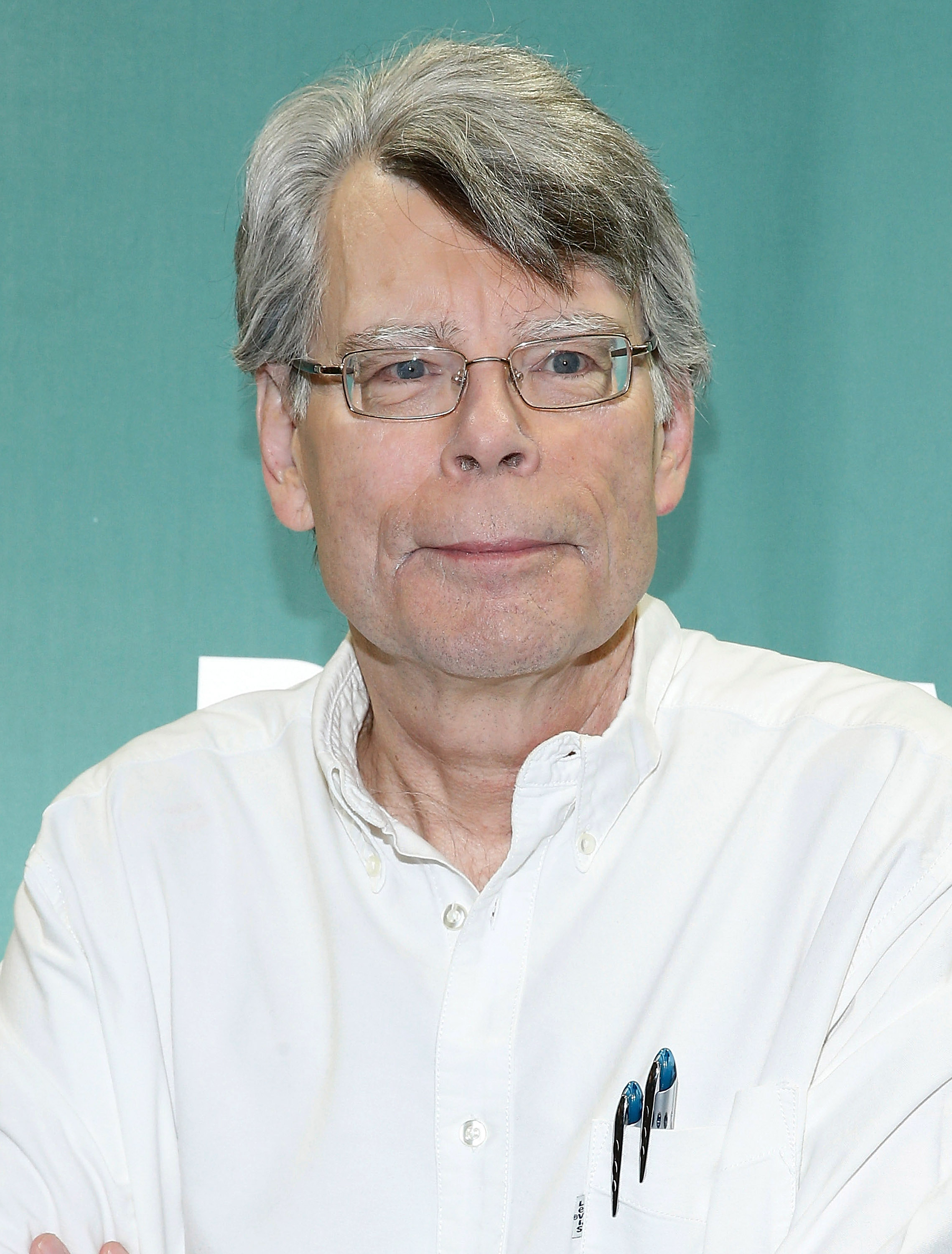 Stephen King signs copies of his book "Revival" in New York City on Nov. 11, 2014.