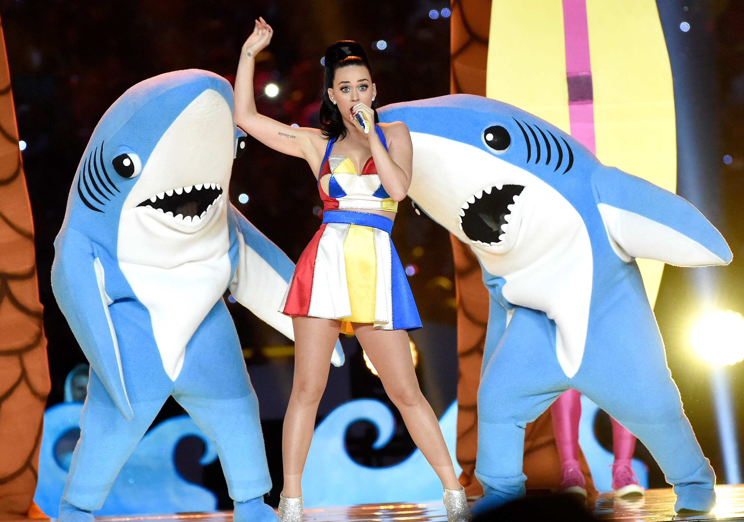 Katy Perry performs during Super Bowl XLIX on Feb. 1, 2015 in Glendale, Ariz.