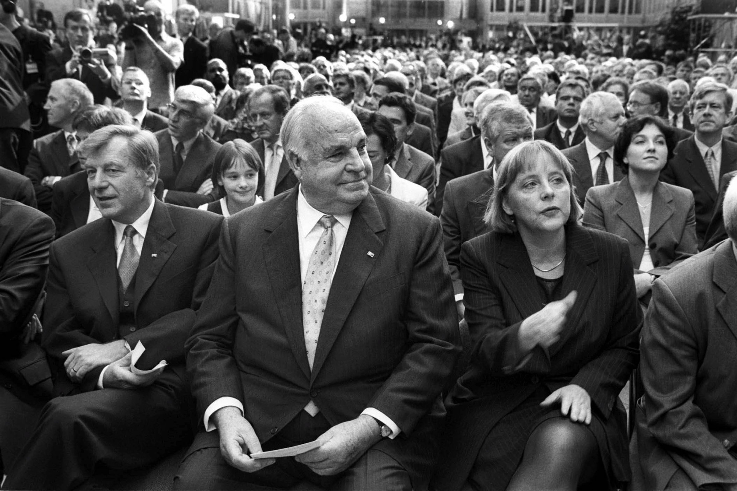 Eberhard Diepgen, Helmut Kohl, Angela Merkel