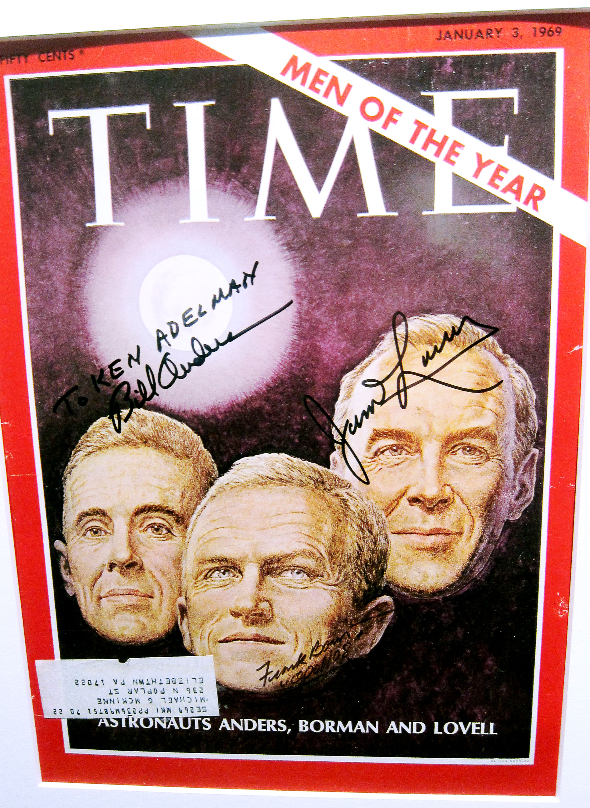 A signed copy of the 1968 TIME Men of the Year cover from Ken Adelman's collection