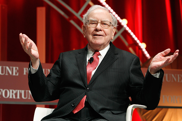 Warren Buffett speaks onstage during Fortune's Most Powerful Women Summit - Day 2 at the Mandarin Oriental Hotel on October 13, 2015 in Washington, DC. (Paul Morigi—2015 Getty Images)