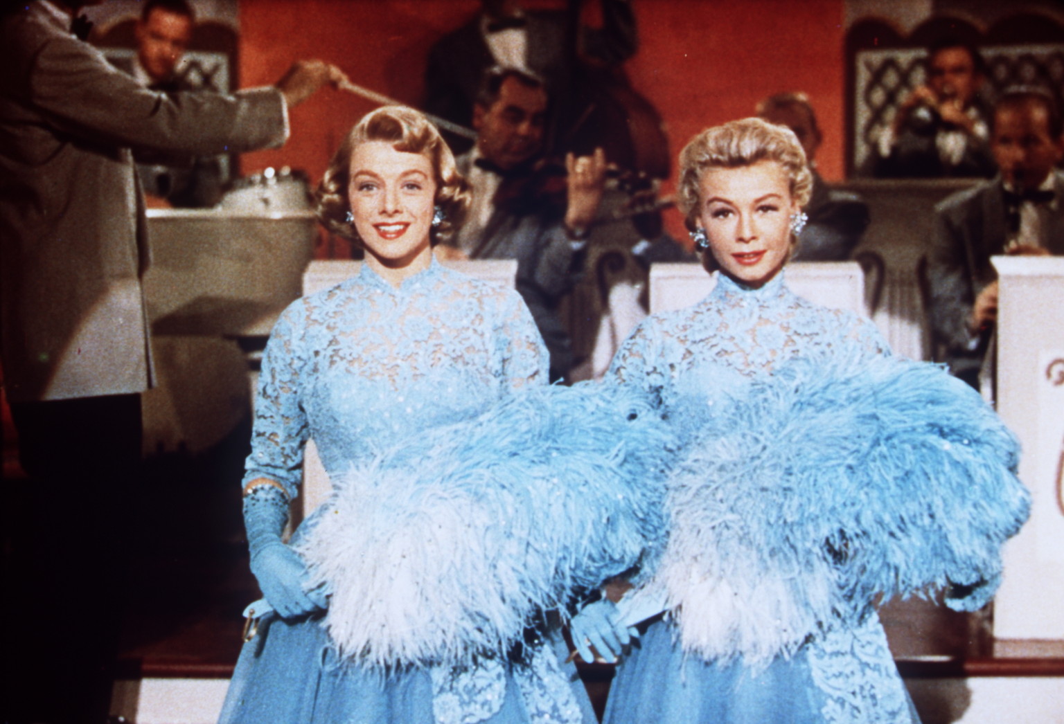 Betty and Judy, White Christmas, 1954.