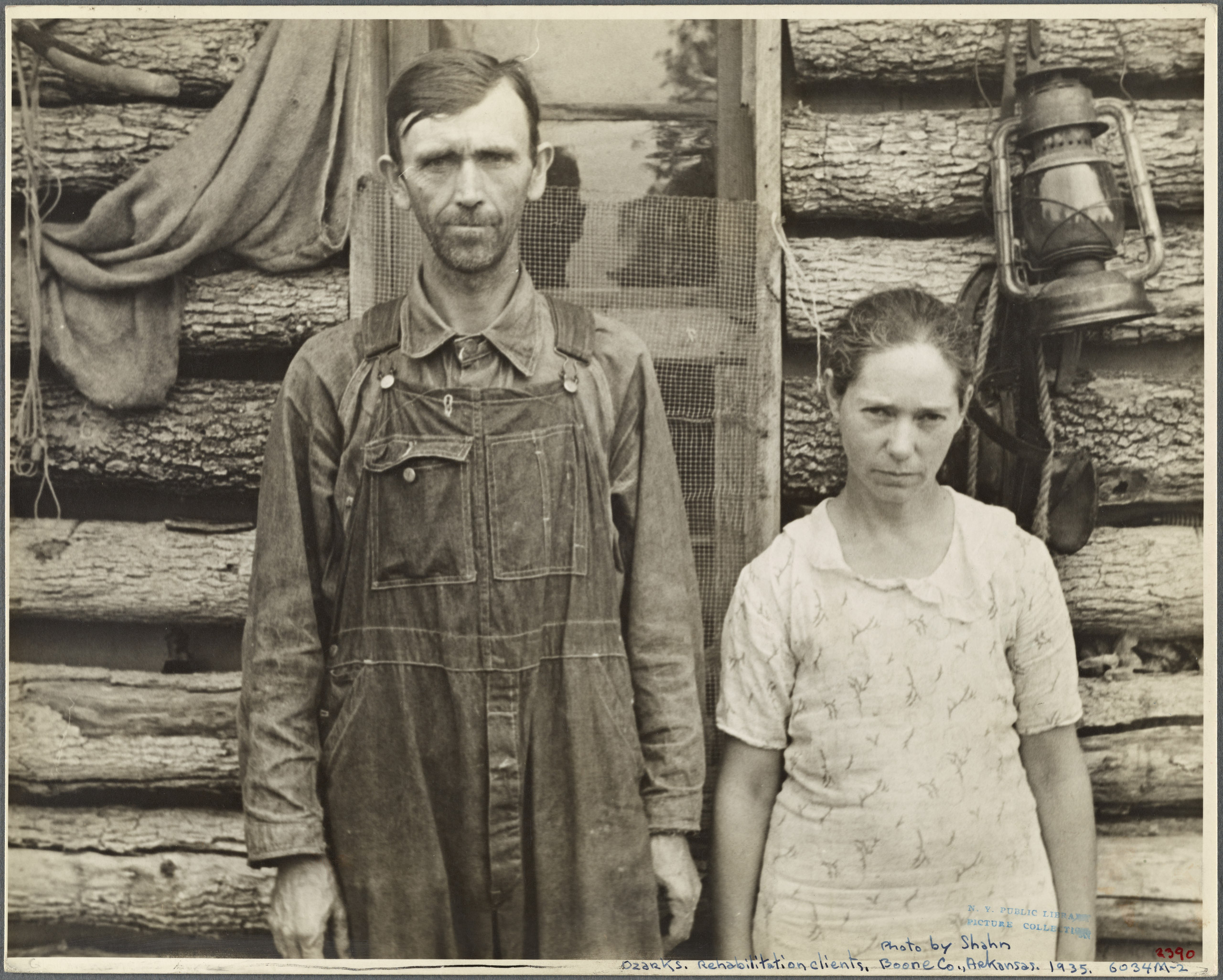 Rehabilitation clients, Boone County, Arkansas, 1935.