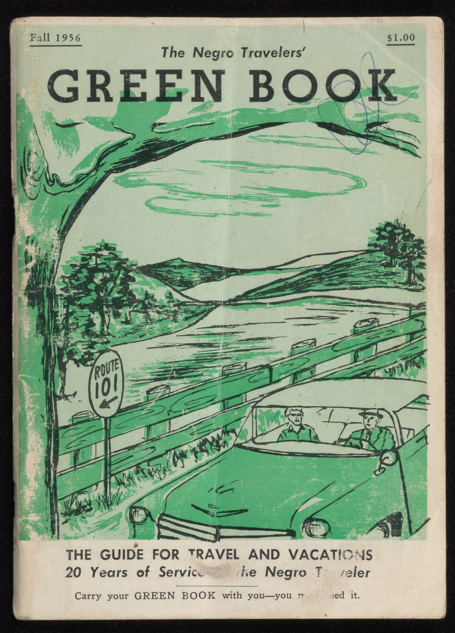 The Negro Travelers' Green Book: Fall 1956. Published by Victor H. Green &amp; Co.
