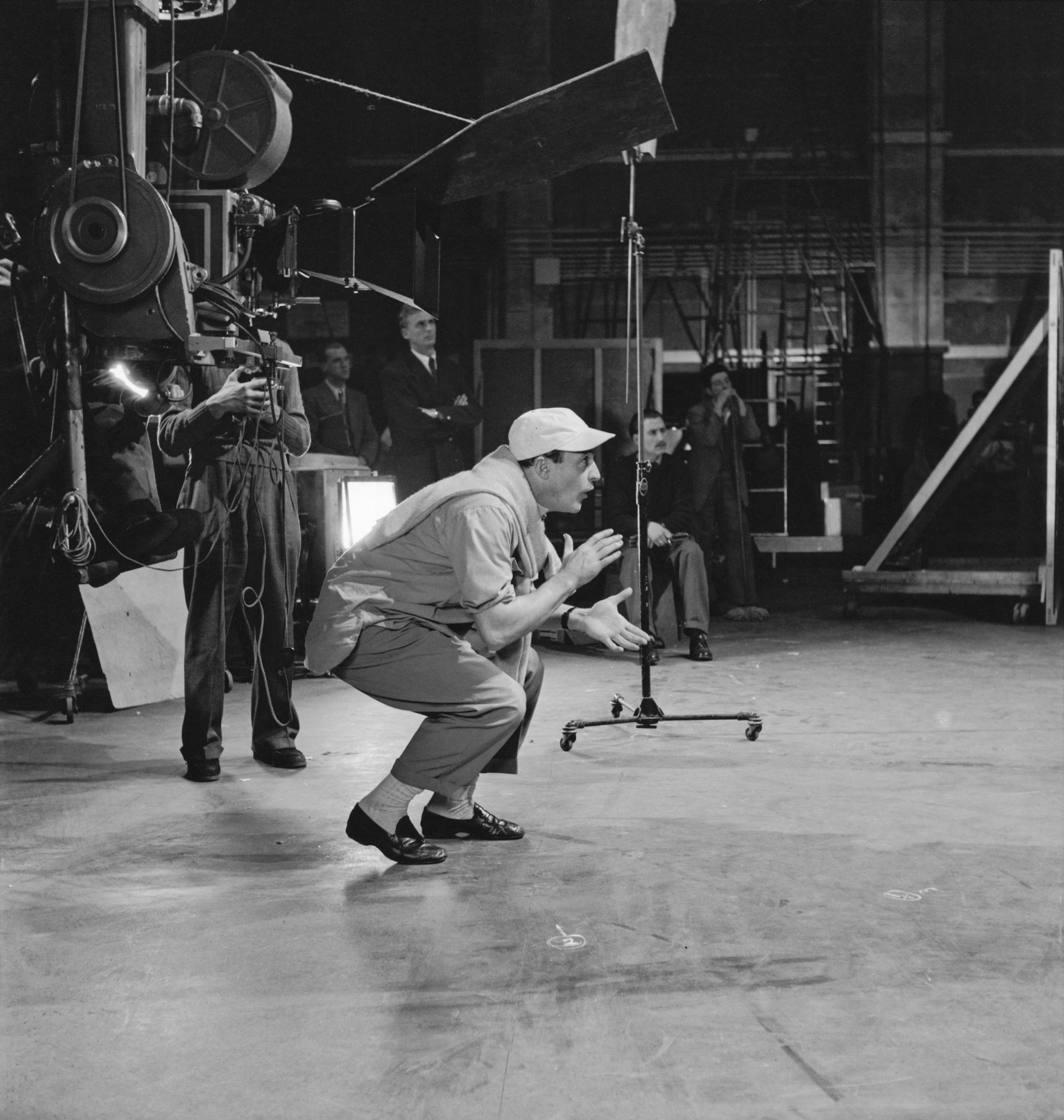 Gene Kelly on the set of the film 'Invitation to the Dance', 1954.