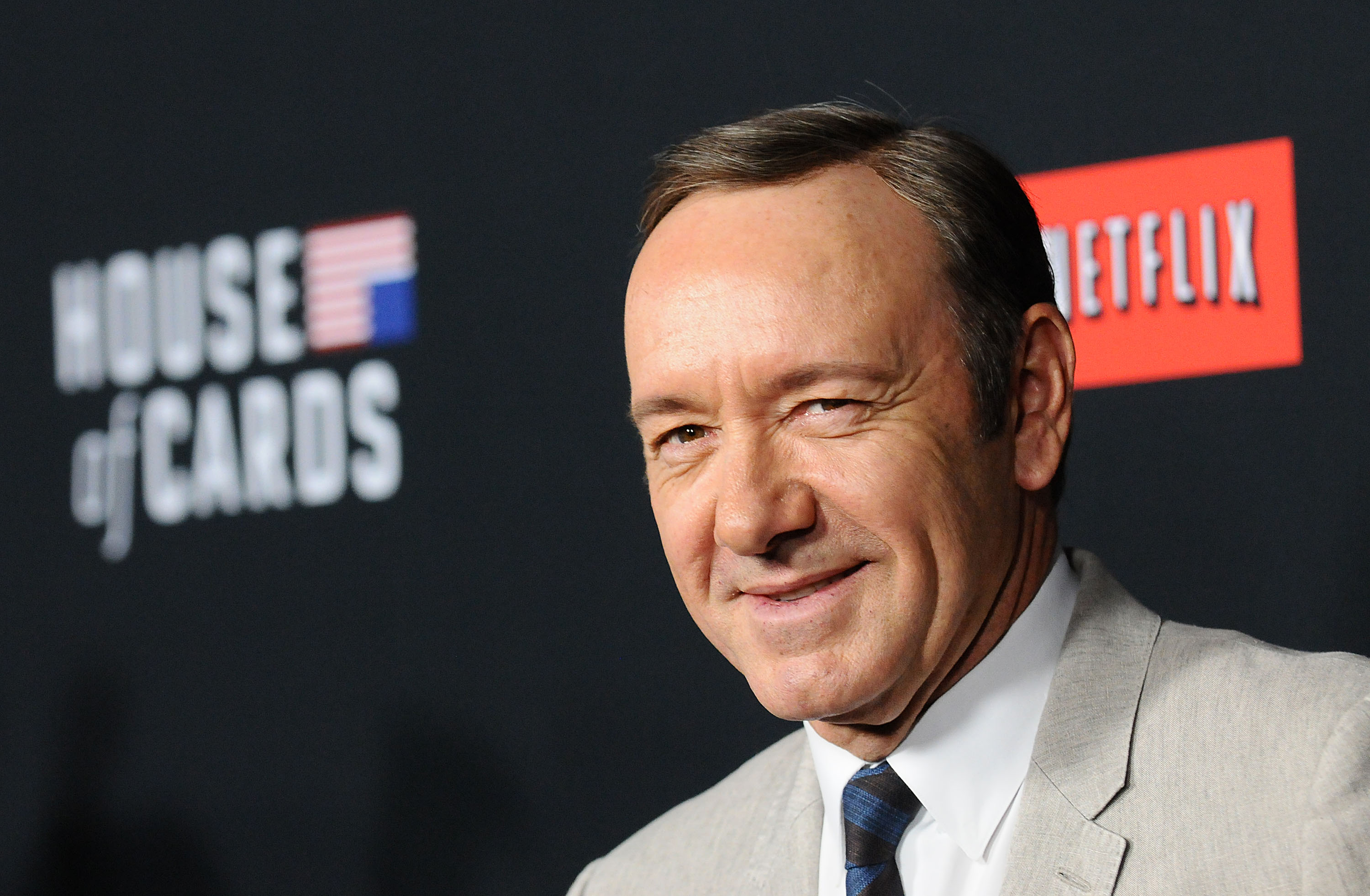 Actor Kevin Spacey attends a screening of "House Of Cards" at Directors Guild Of America on February 13, 2014 in Los Angeles, California. (Jason LaVeris—FilmMagic)