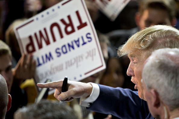 Presidential Candidate Donald Trump Holds Iowa Rally
