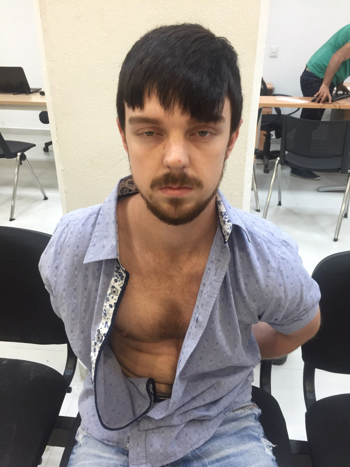 Authorities identify Ethan Couch after he was taken into custody in Puerto Vallarta, Mexico. Dec. 28, 2015. (Mexico's Jalisco state prosecutor's office/AP)